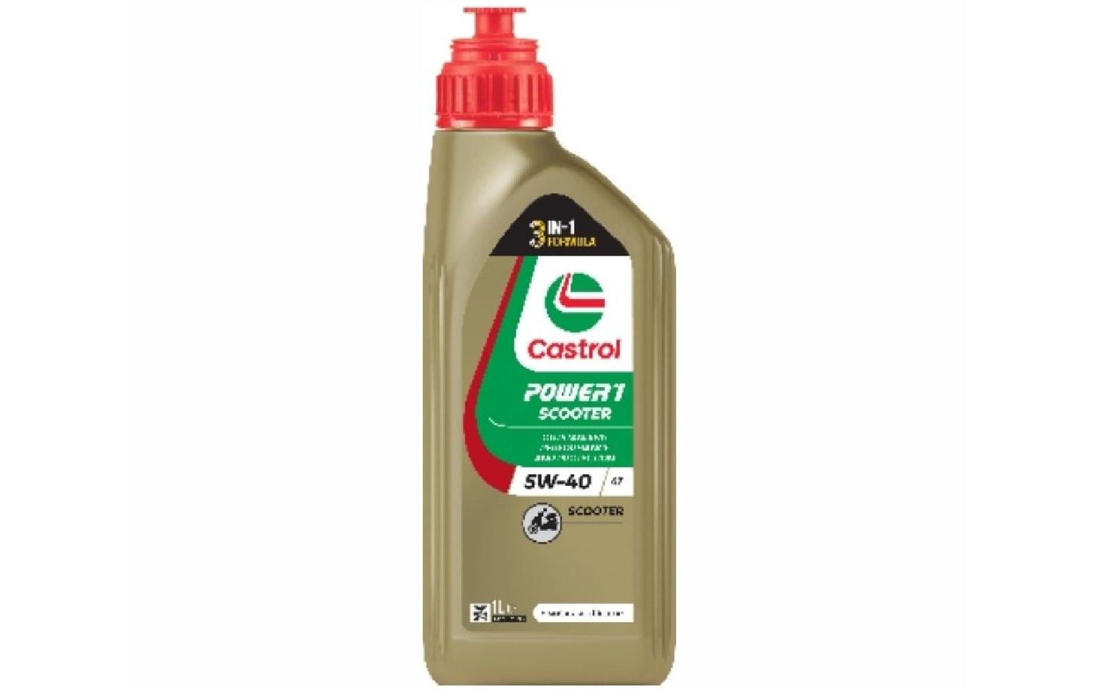 Castrol Motorenöl Power 1 Scooter 4T 5W-40 1 l