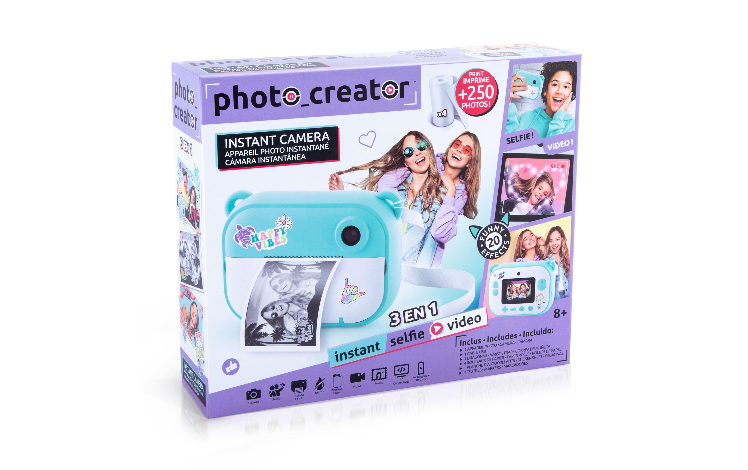 Canal Toys Instant Camera Hellblau/Mehrfarbig/Weiss