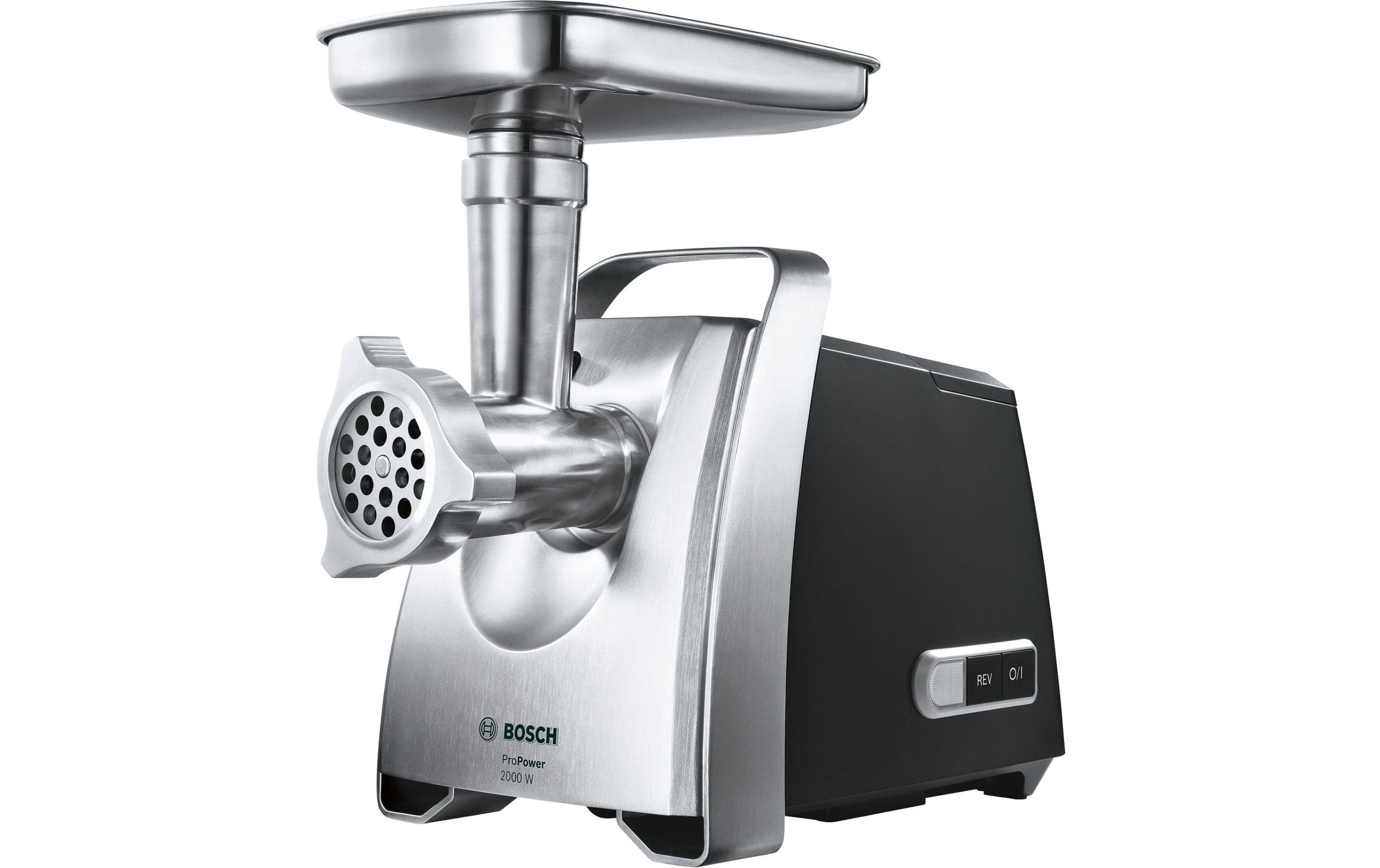 Bosch Fleischwolf MFW68660 Schwarz/Silber