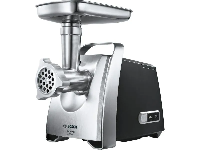 Bosch Fleischwolf MFW68660 Schwarz/Silber