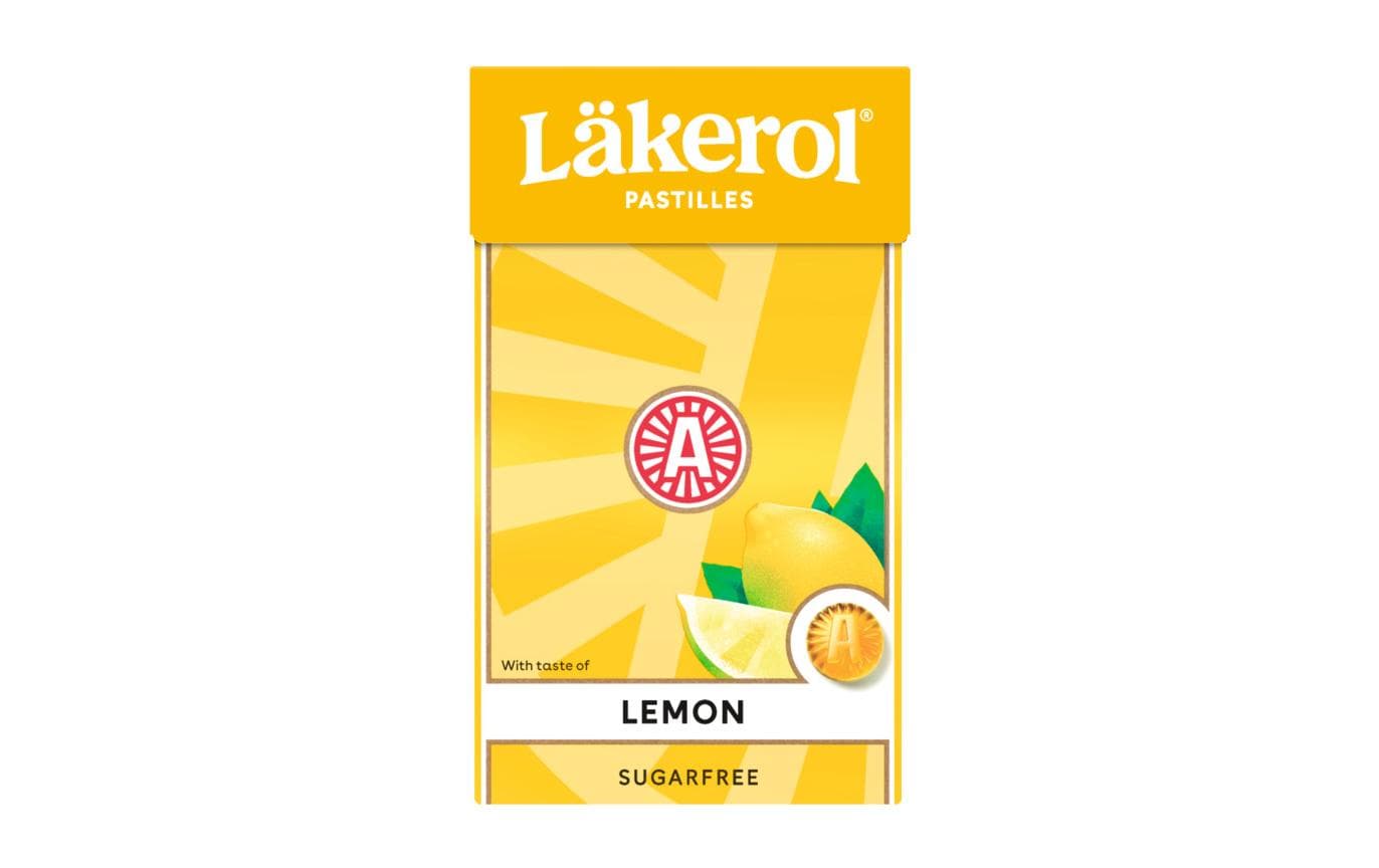 Läkerol Bonbons Lemon Sugarfree 27 g Läkerol Bonbons Lemon Sugarfree 27 g