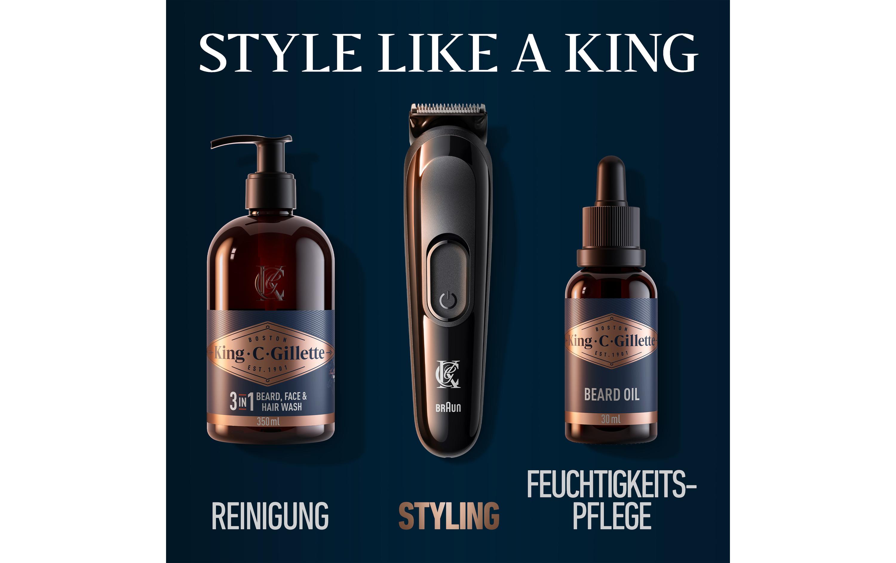 King C. Gillette Elektrischer Barttrimmer