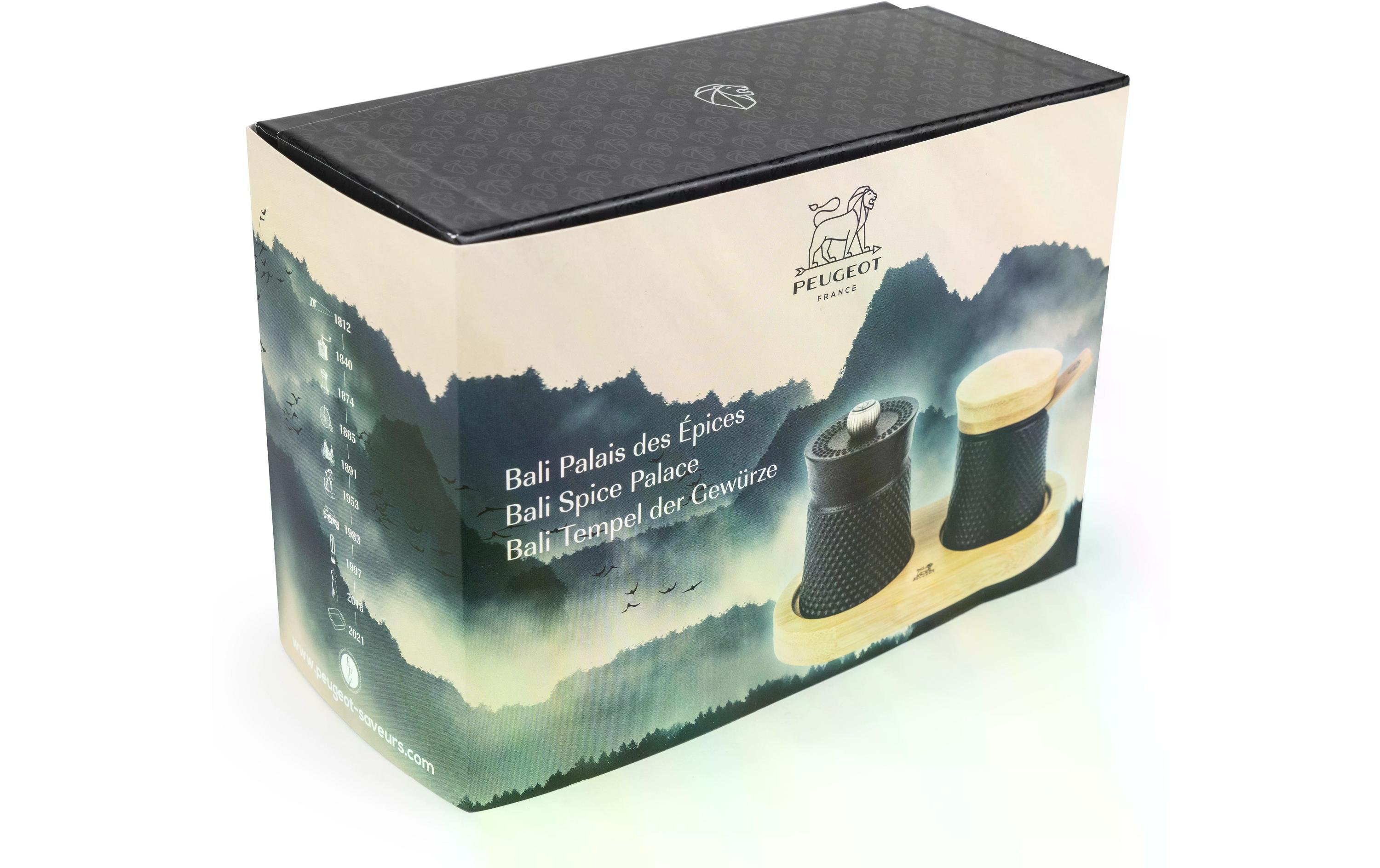 Peugeot Gewürzmühle Bali Cast 1.4 cm, Schwarz