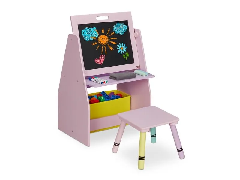 relaxdays Kinderregal mit Tafel relaxdays Kinderregal mit Tafel