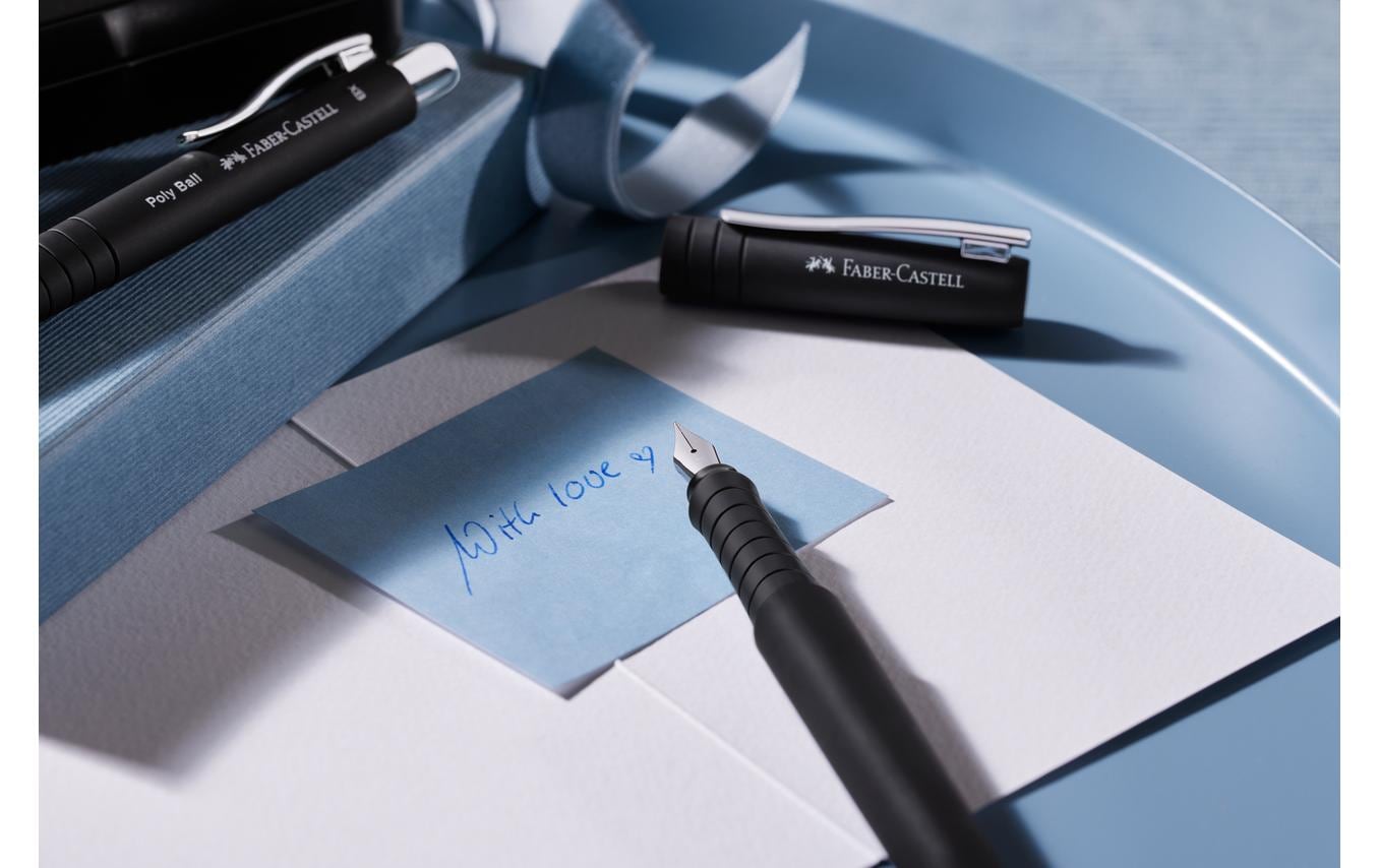 Faber-Castell Geschenkset Poly Ball Schwarz