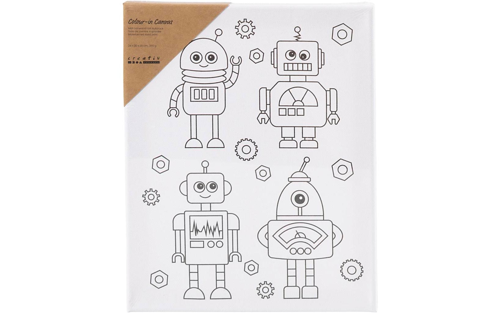 Creativ Company Keilrahmen Roboter 24 x 30 cm Creativ Company Keilrahmen Roboter 24 x 30 cm