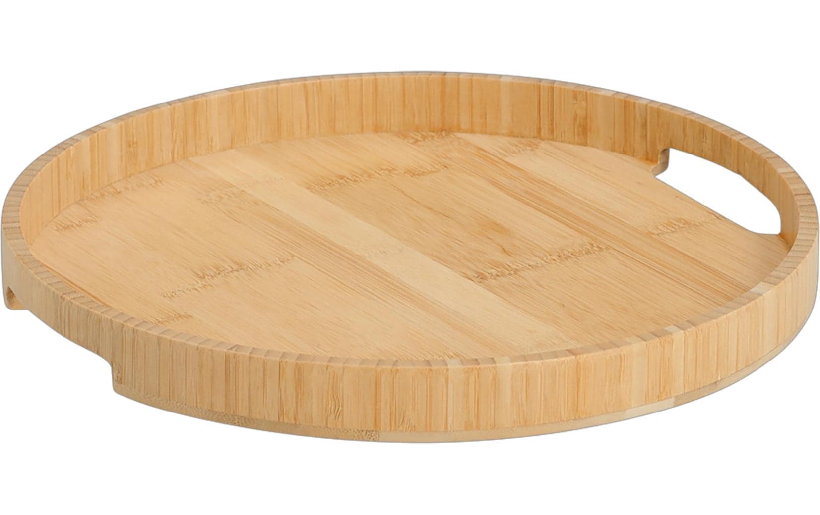 Zeller Present Serviertablett 32 x 3 cm, Bambus