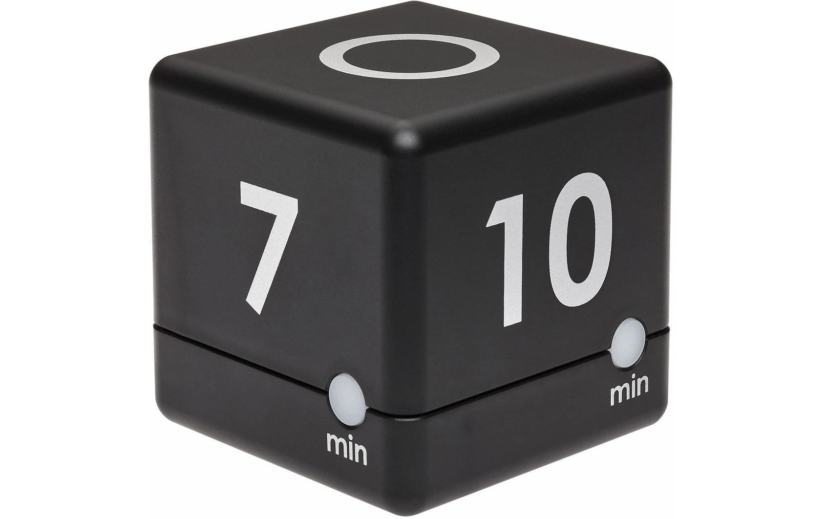 TFA Dostmann Küchentimer Cube Schwarz