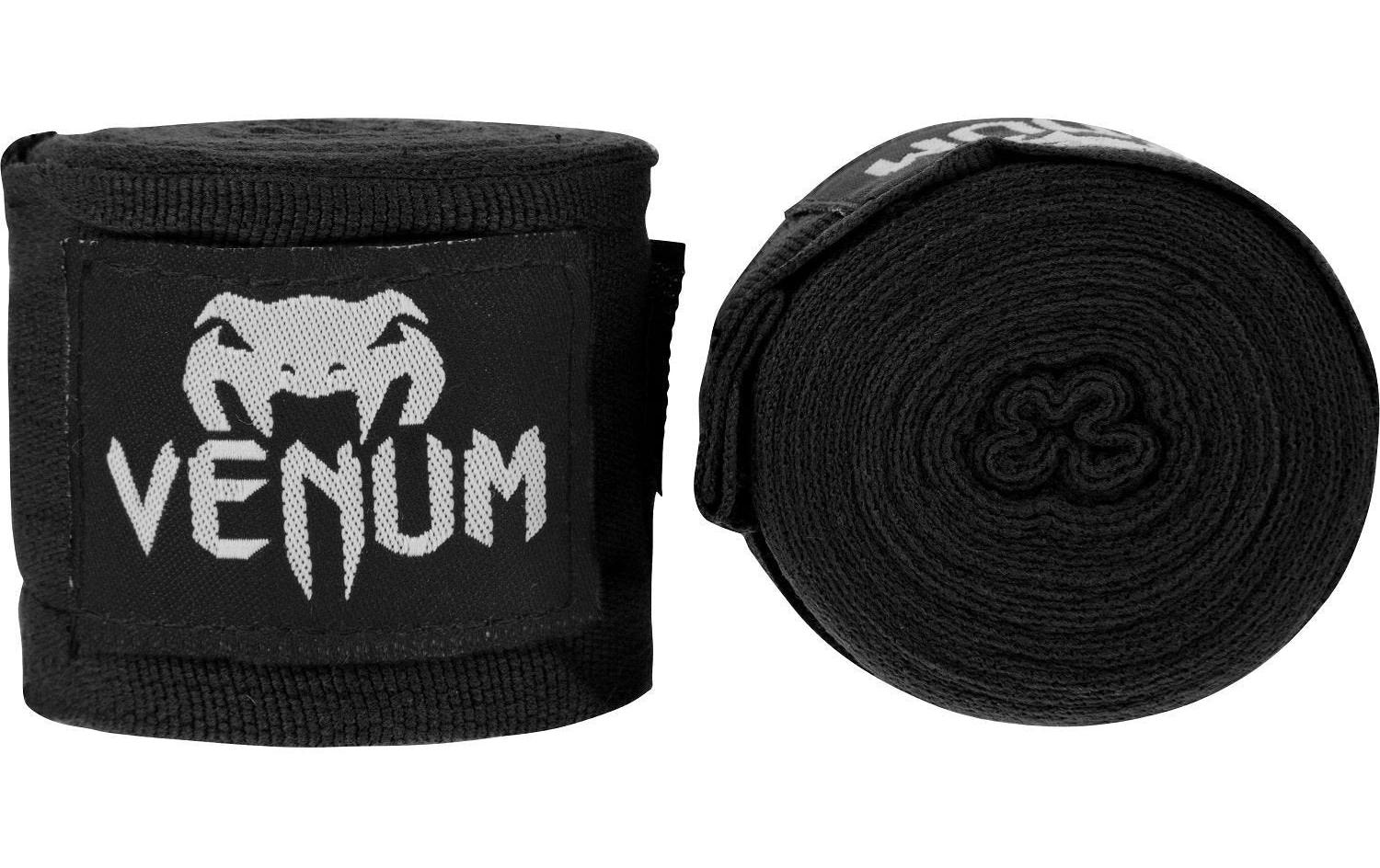 Venum Kontact Boxing Handwraps 2.5 m, Schwarz