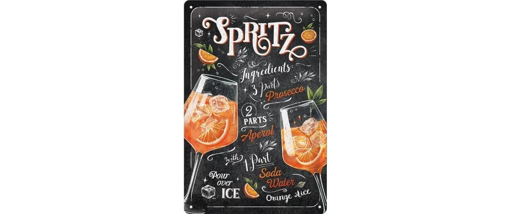 Nostalgic Art Schild Aperol Spritz Mehrfarbig