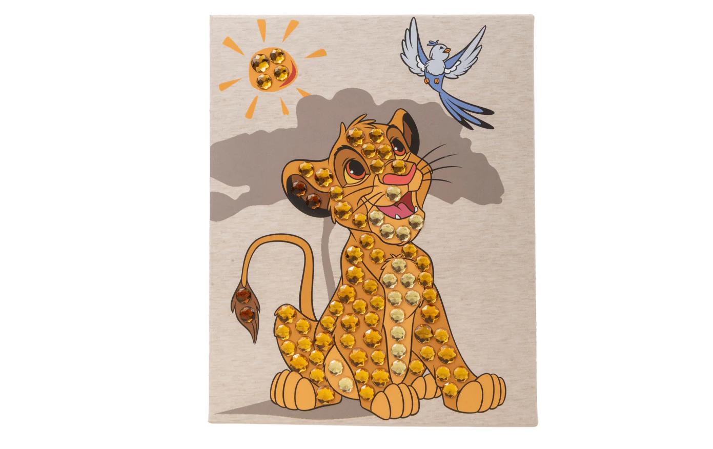 CRAFT Buddy Bastelset Simba Crystal Art Junior CRAFT Buddy Bastelset Simba Crystal Art Junior