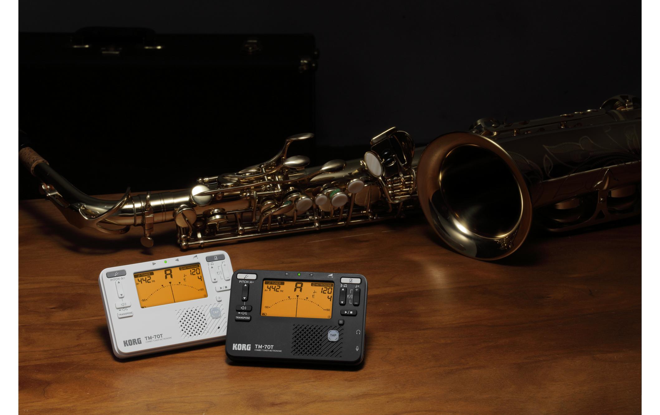 Korg Stimmgerät TM-70 Set Schwarz Korg Stimmgerät TM-70 Set Schwarz