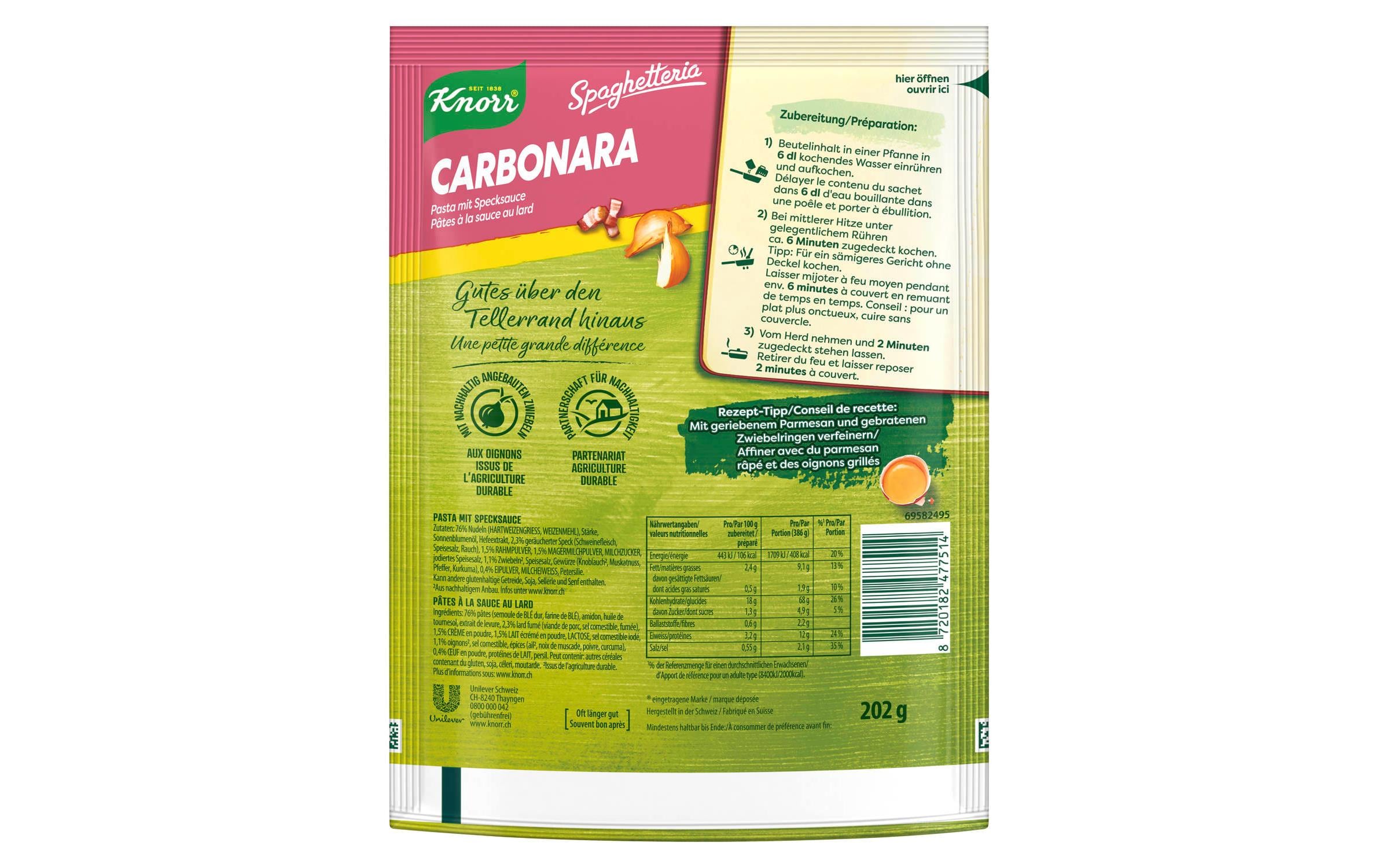 Knorr Spaghetteria Carbonara 2 Portionen