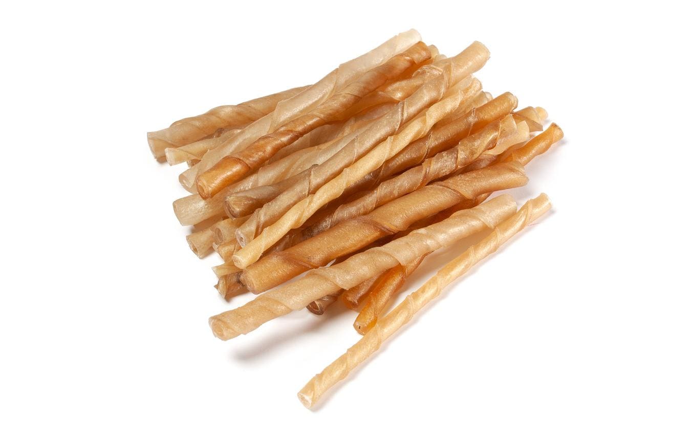 Beeztees Kausnack Rinderhaut Kausticks 12.5 cm ø 7 - 8 mm, 100 Stück