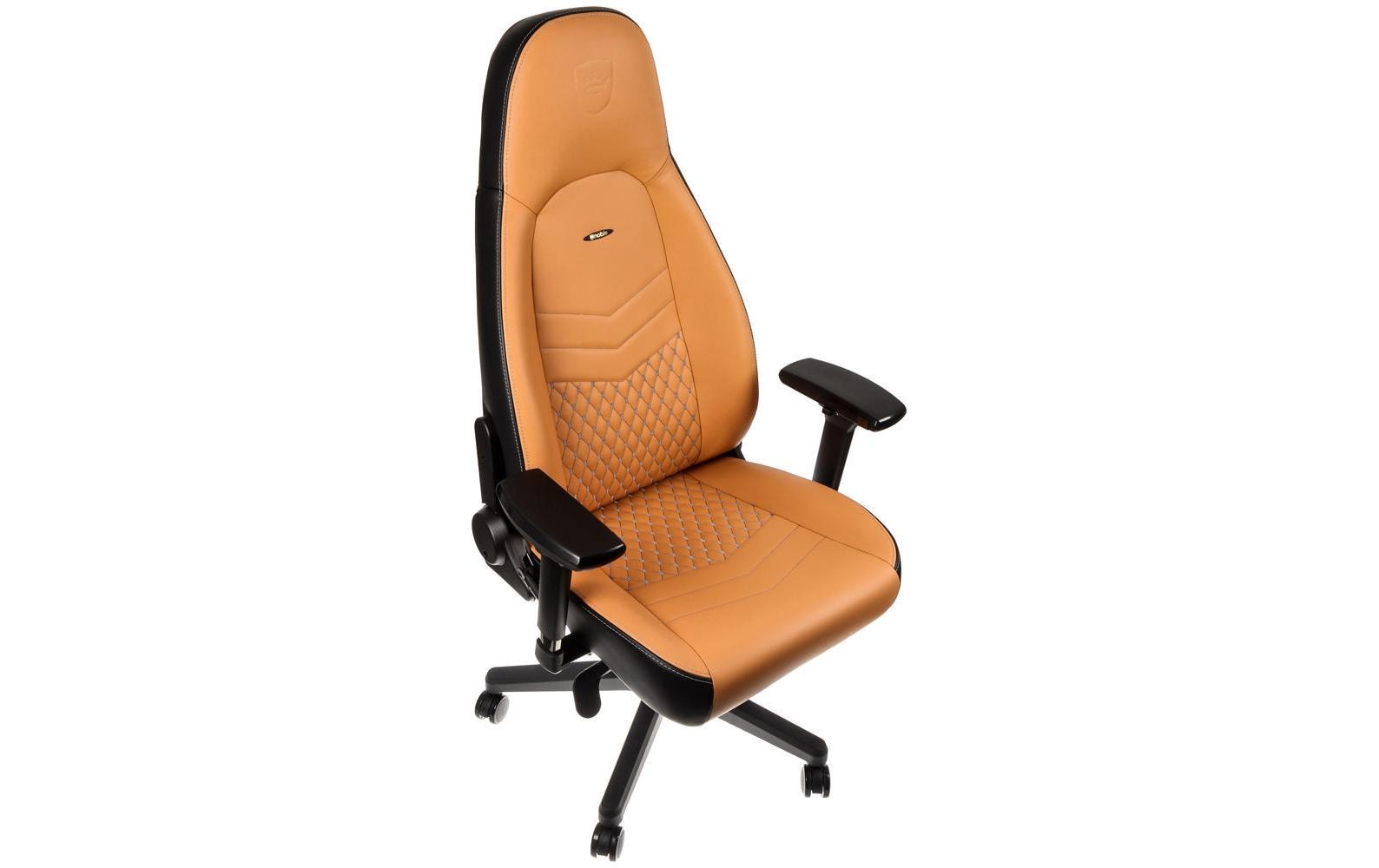 noblechairs Gaming-Stuhl ICON Echtleder Cognac