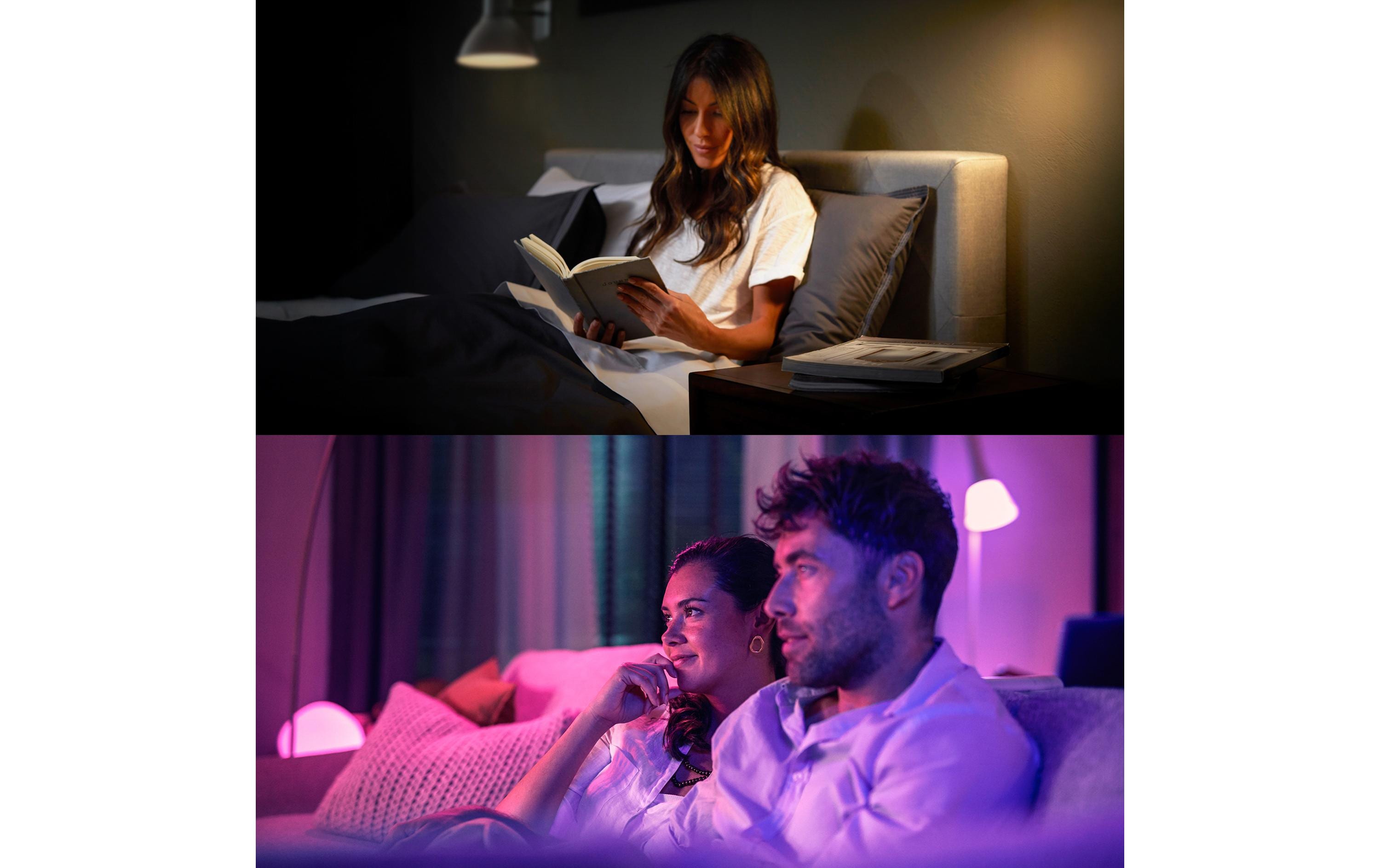 Philips Hue Essential Starter Kit Hue Bridge + 3 x GU10 RGB + Dimmer