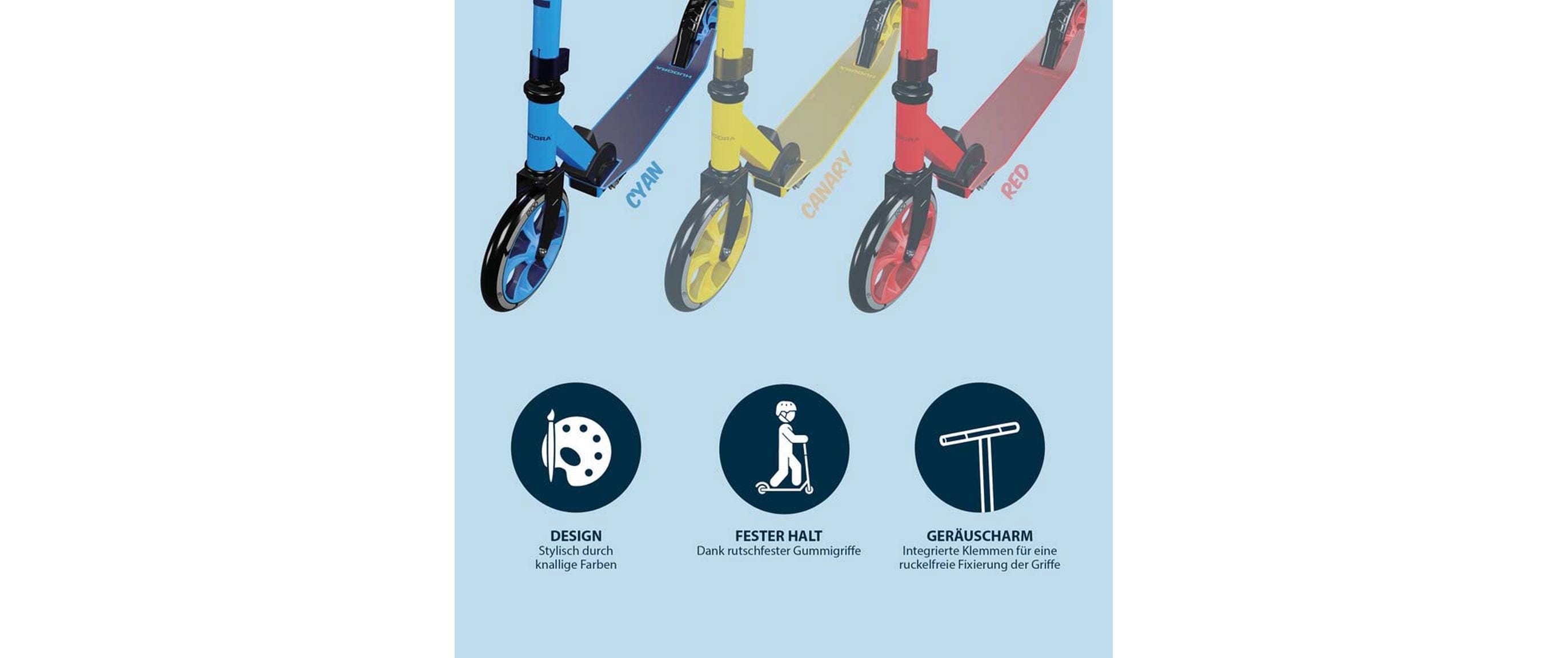 Hudora Scooter Up 200 Blau