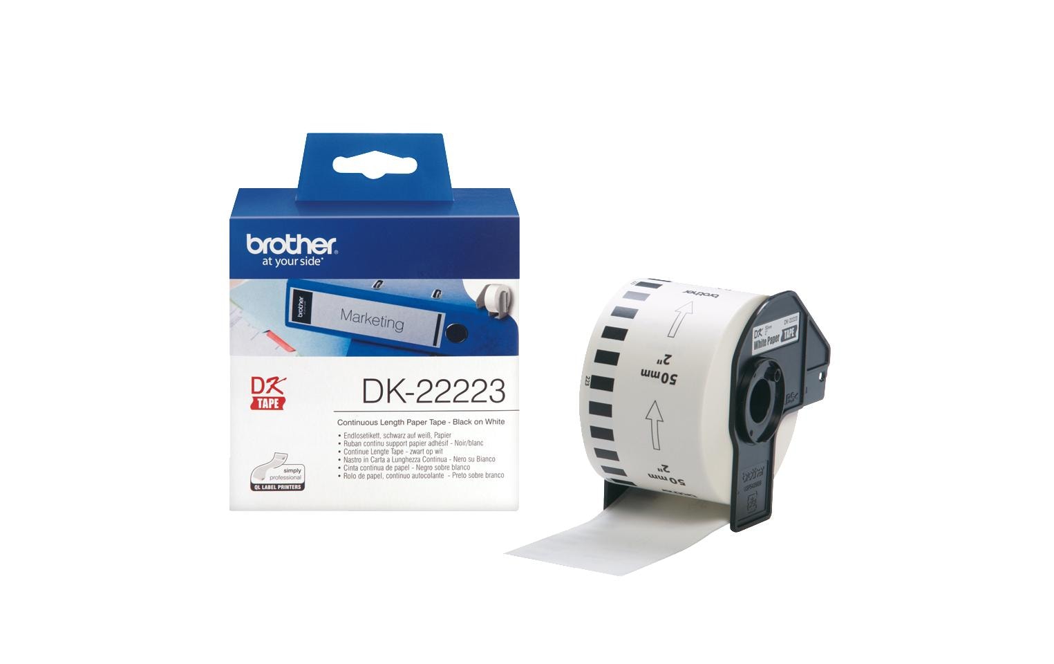 Brother Etikettenrolle DK-22223 Thermo Direct 50 mm x 30 m