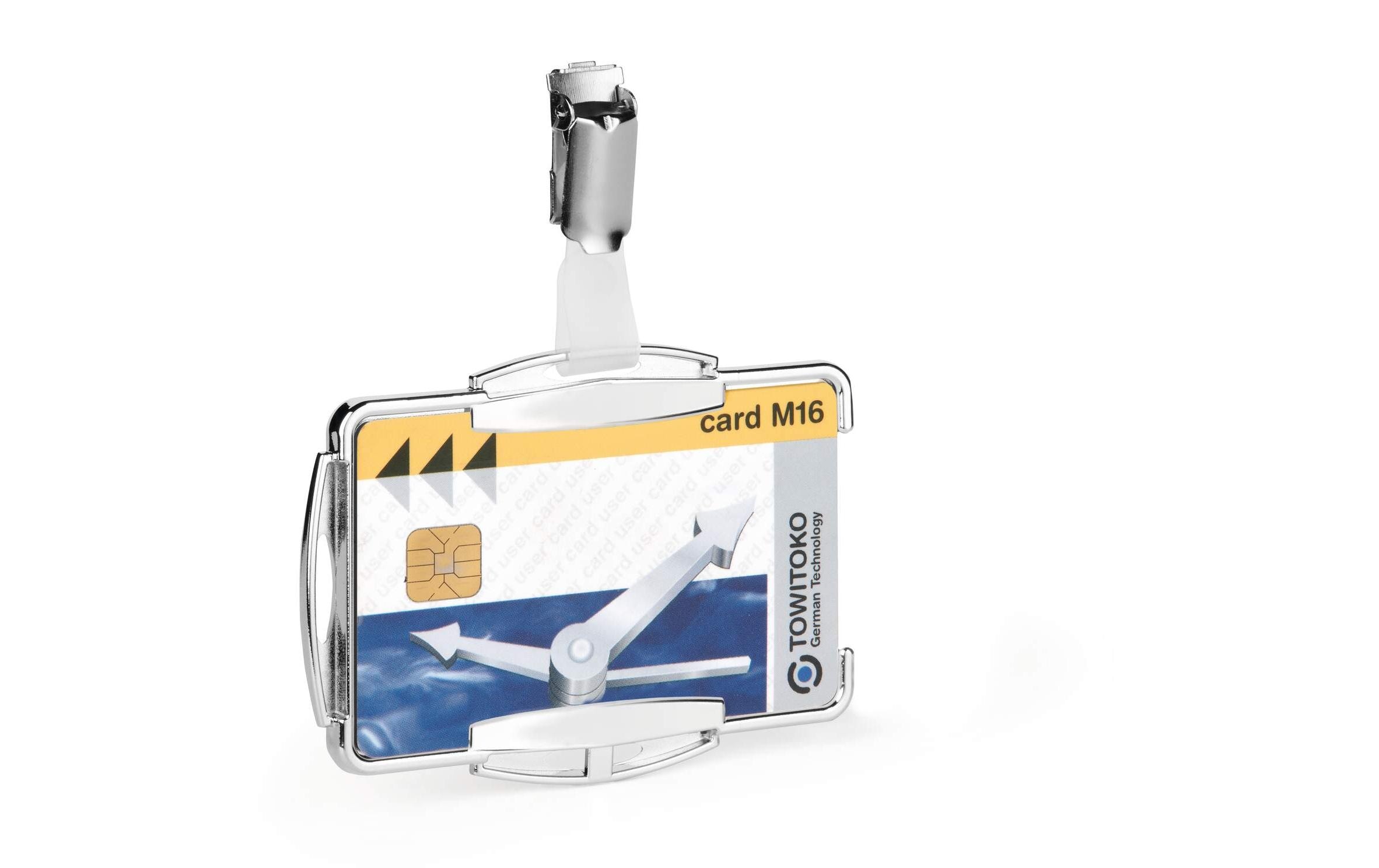 DURABLE Ausweishalter RFID Hartbox mit Clip für 1 Ausweis, 10 Stück