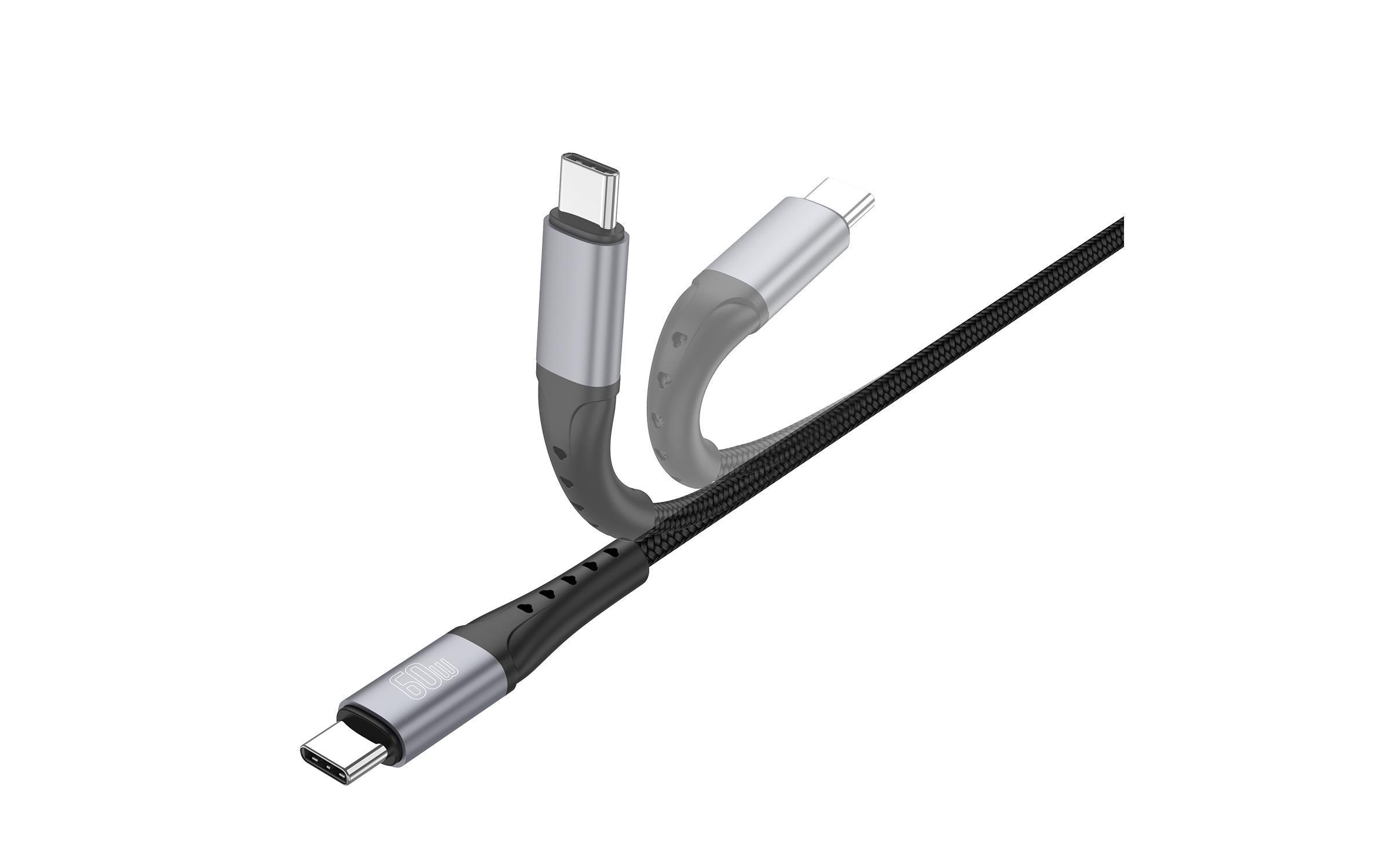 4smarts USB 2.0-Kabel Data and charging cable USB C - USB C 1.5 m