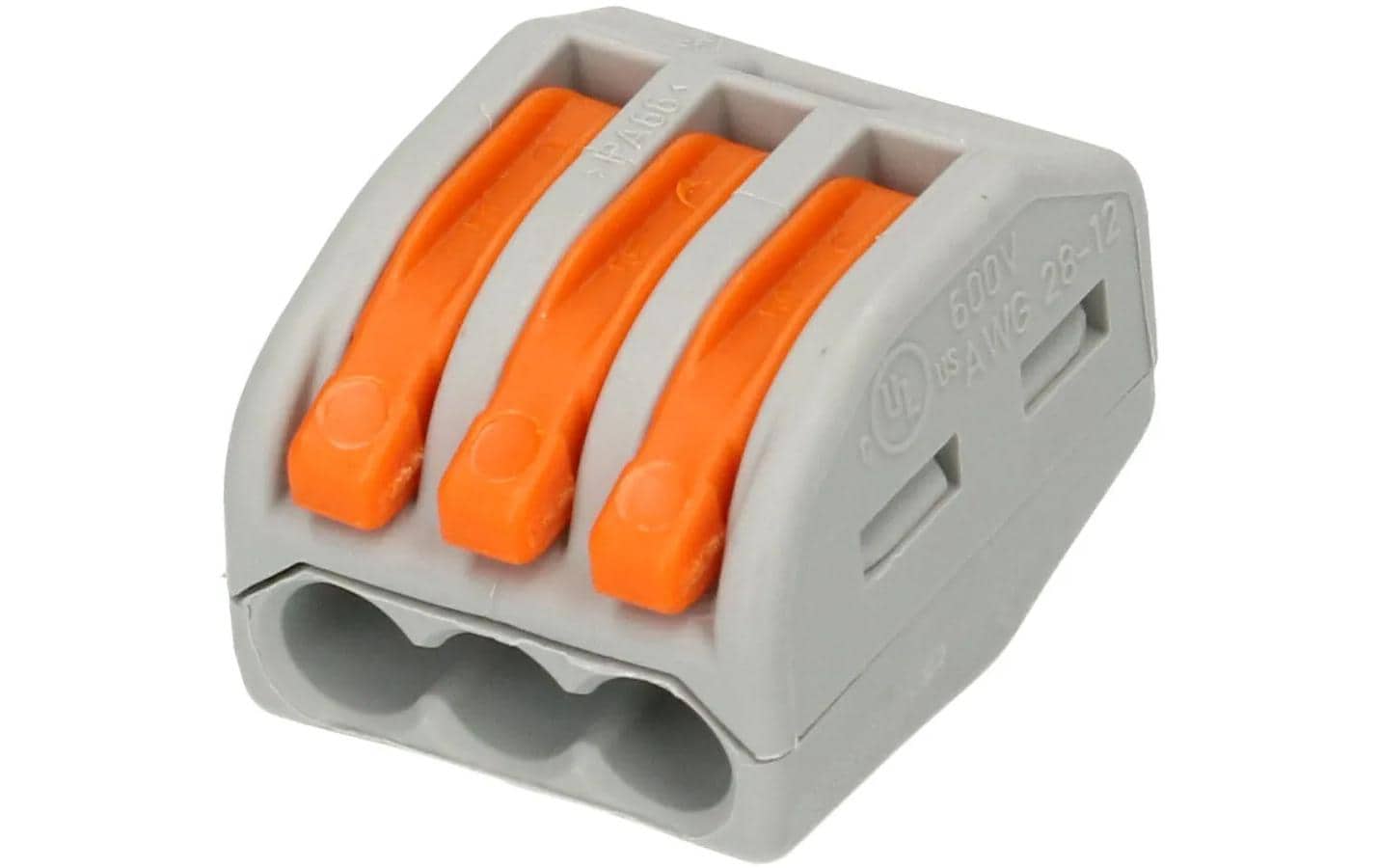 WAGO Verbindungsklemme Wago Klemme 3L 3-fach, 15 Stück WAGO Verbindungsklemme Wago Klemme 3L 3-fach, 15 Stück