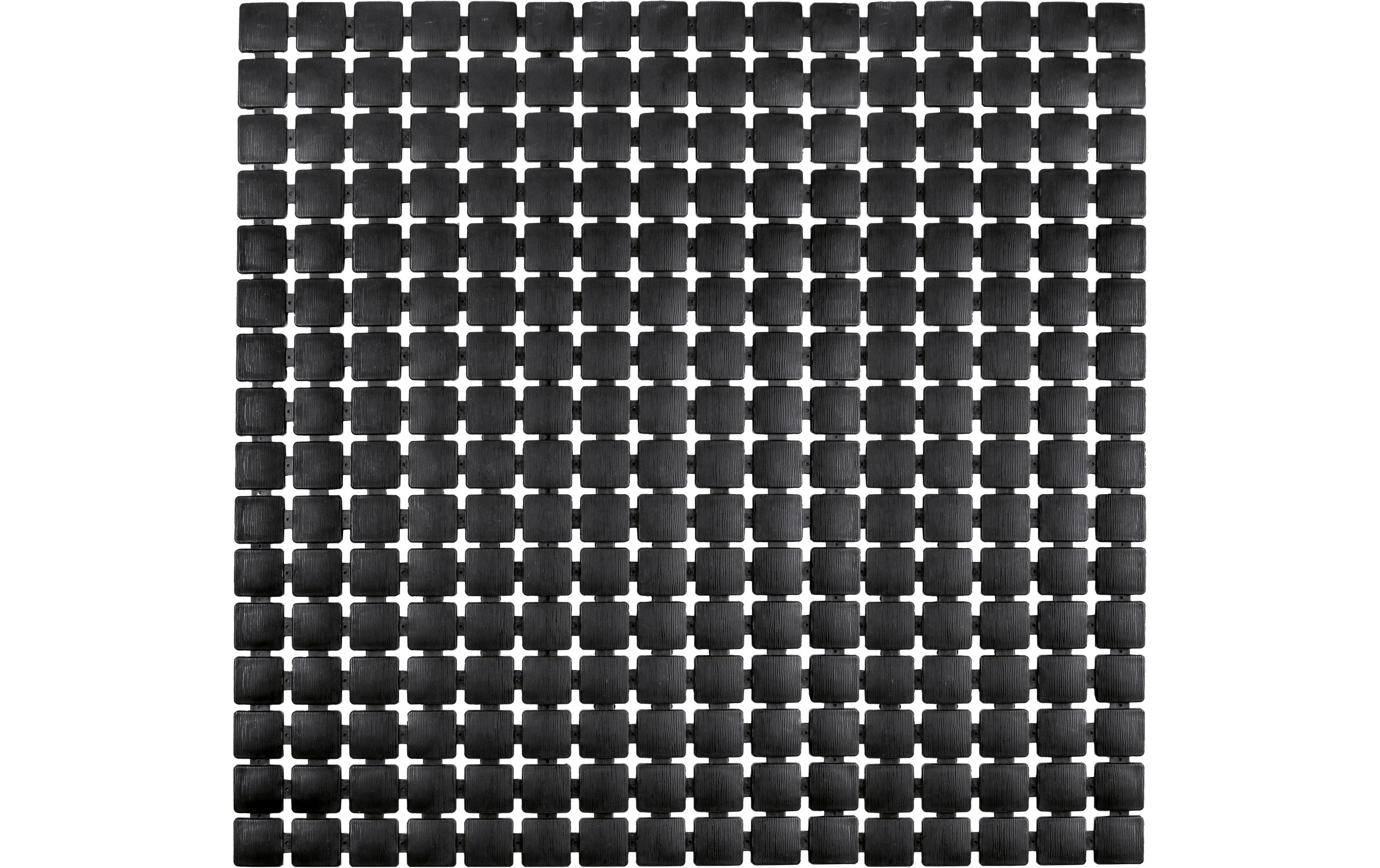 Kleine Wolke Duschwanneneinlage Gatty 54 x 54 cm, Schwarz