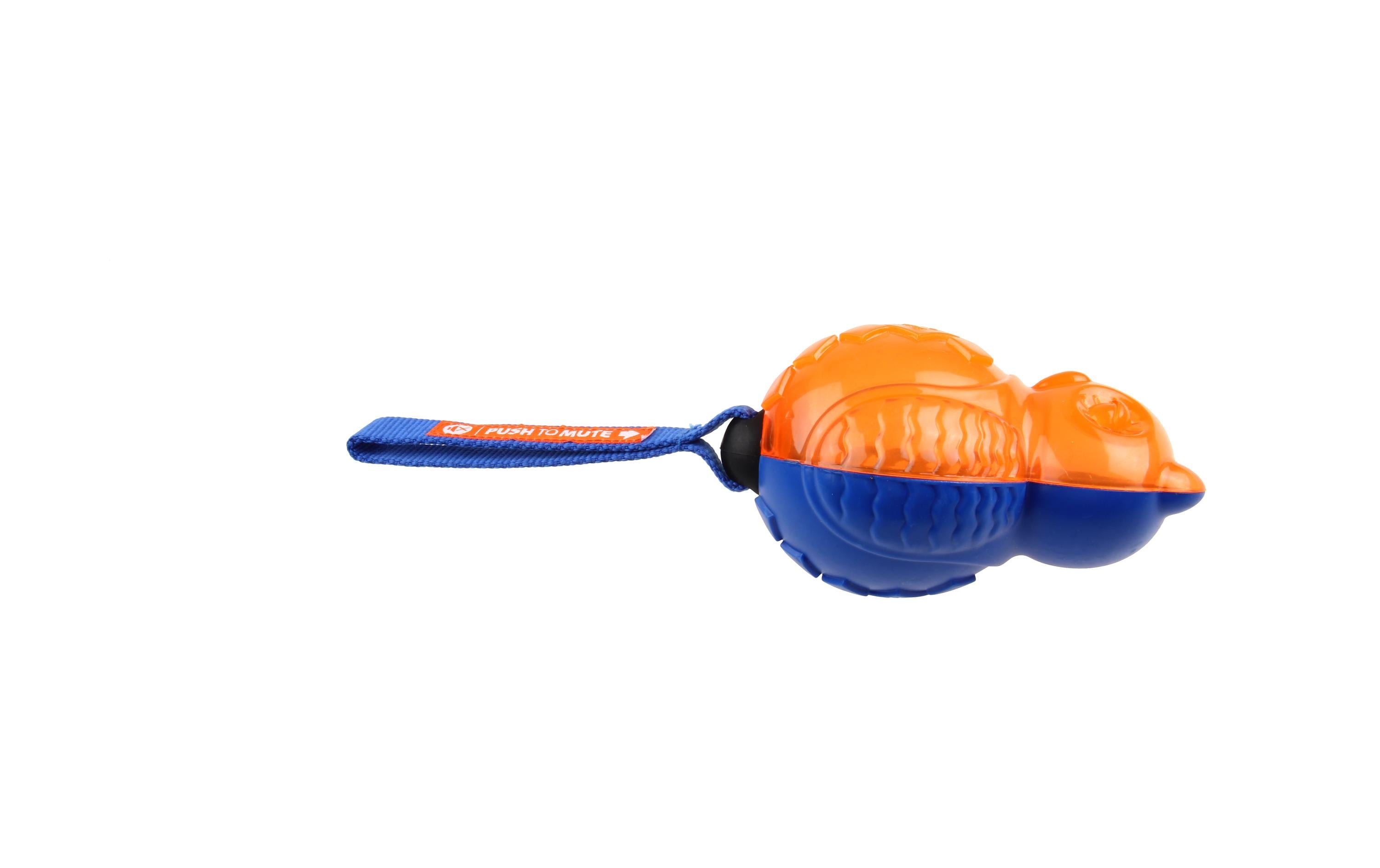 GiGwi Hunde-Spielzeug Push to mute, Ball, Blau/Orange