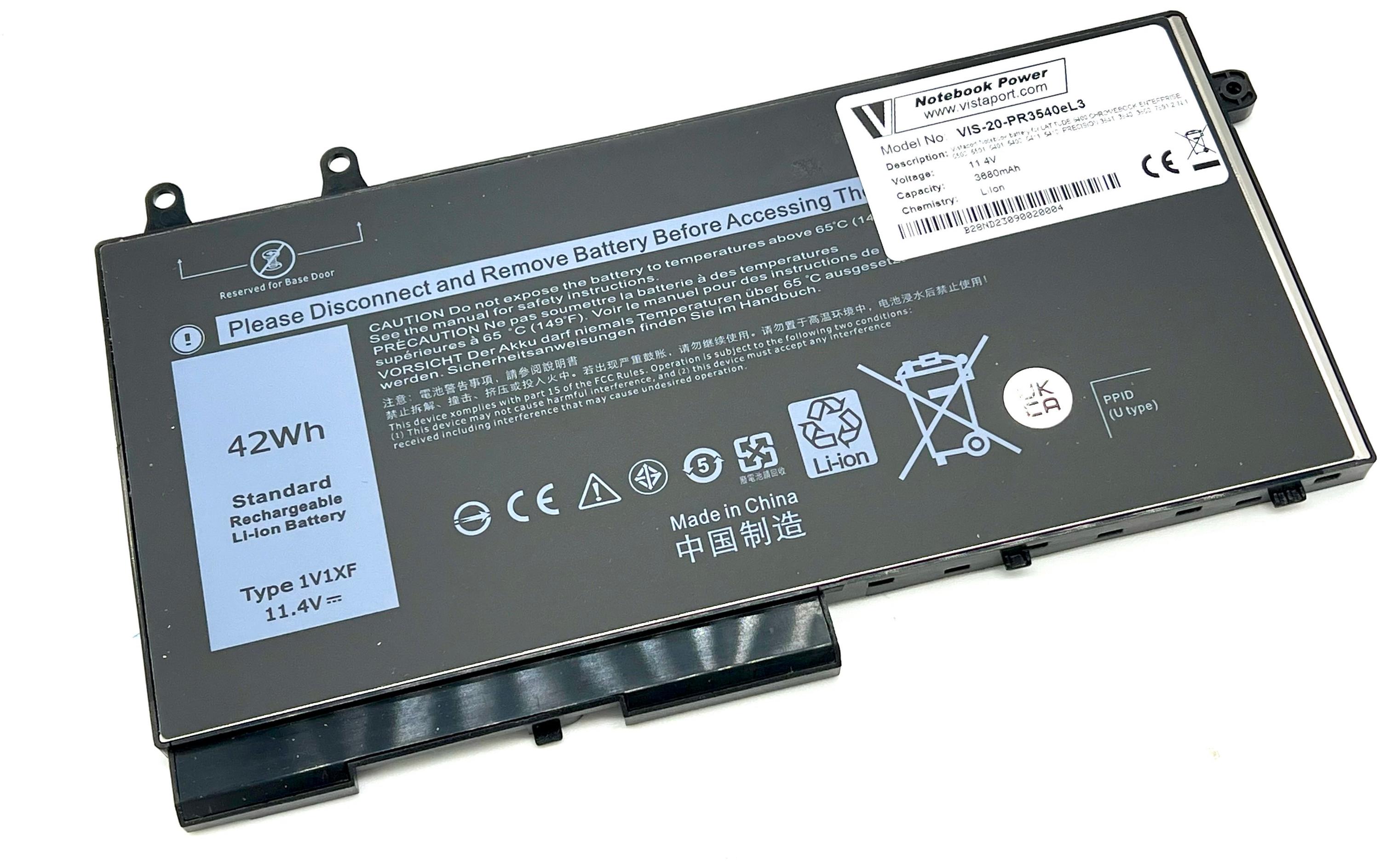 Vistaport Akku für Dell Latitude 54xx/55xx, Precision 35xx/7591 2in1 Vistaport Akku für Dell Latitude 54xx/55xx, Precision 35xx/7591 2in1