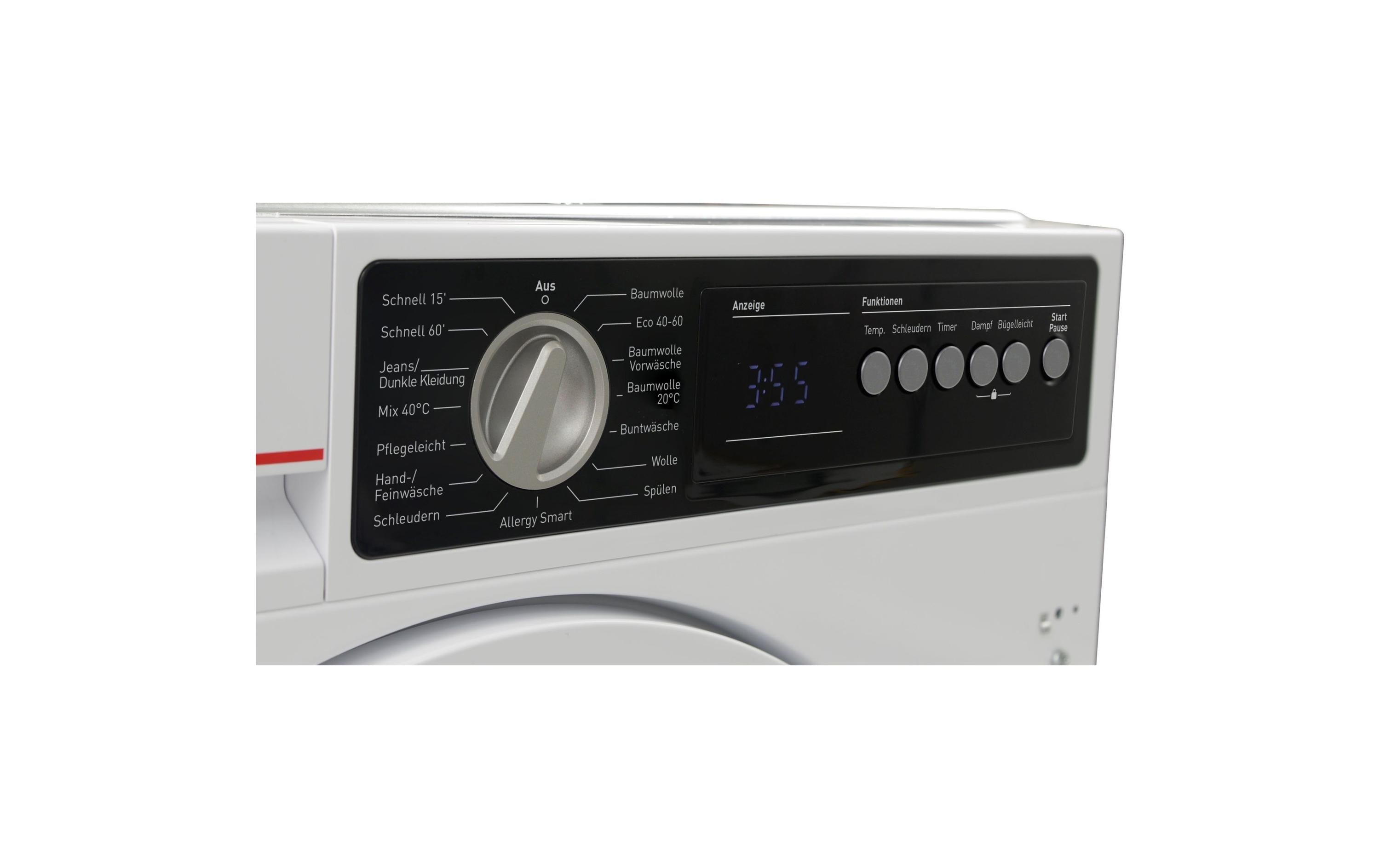 Sharp Einbau Waschmaschine ES-NIB814BWNA Links