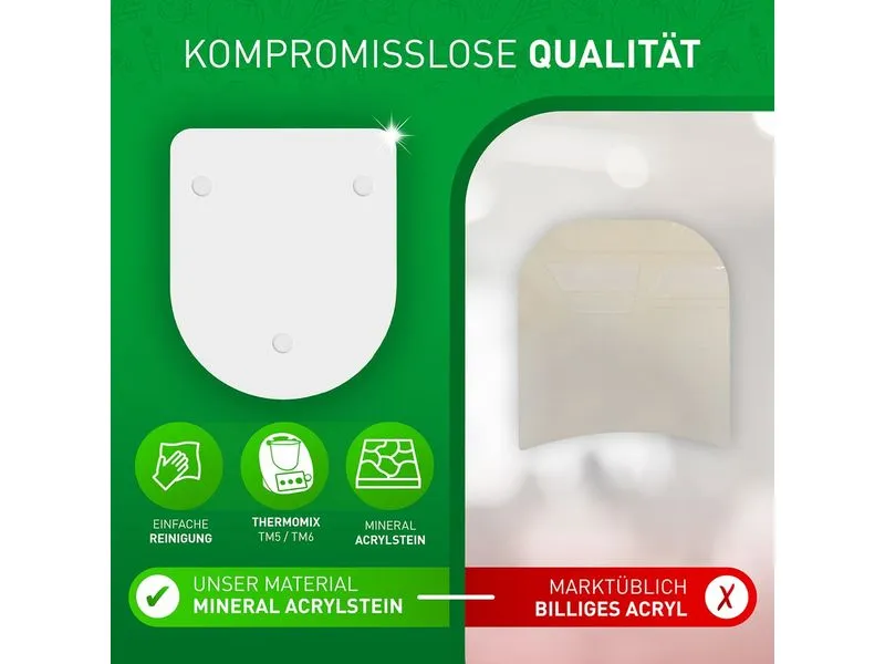 Flipline Gleitbrett für Thermomix – Mineral-Acrylstein Flipline Gleitbrett für Thermomix – Mineral-Acrylstein