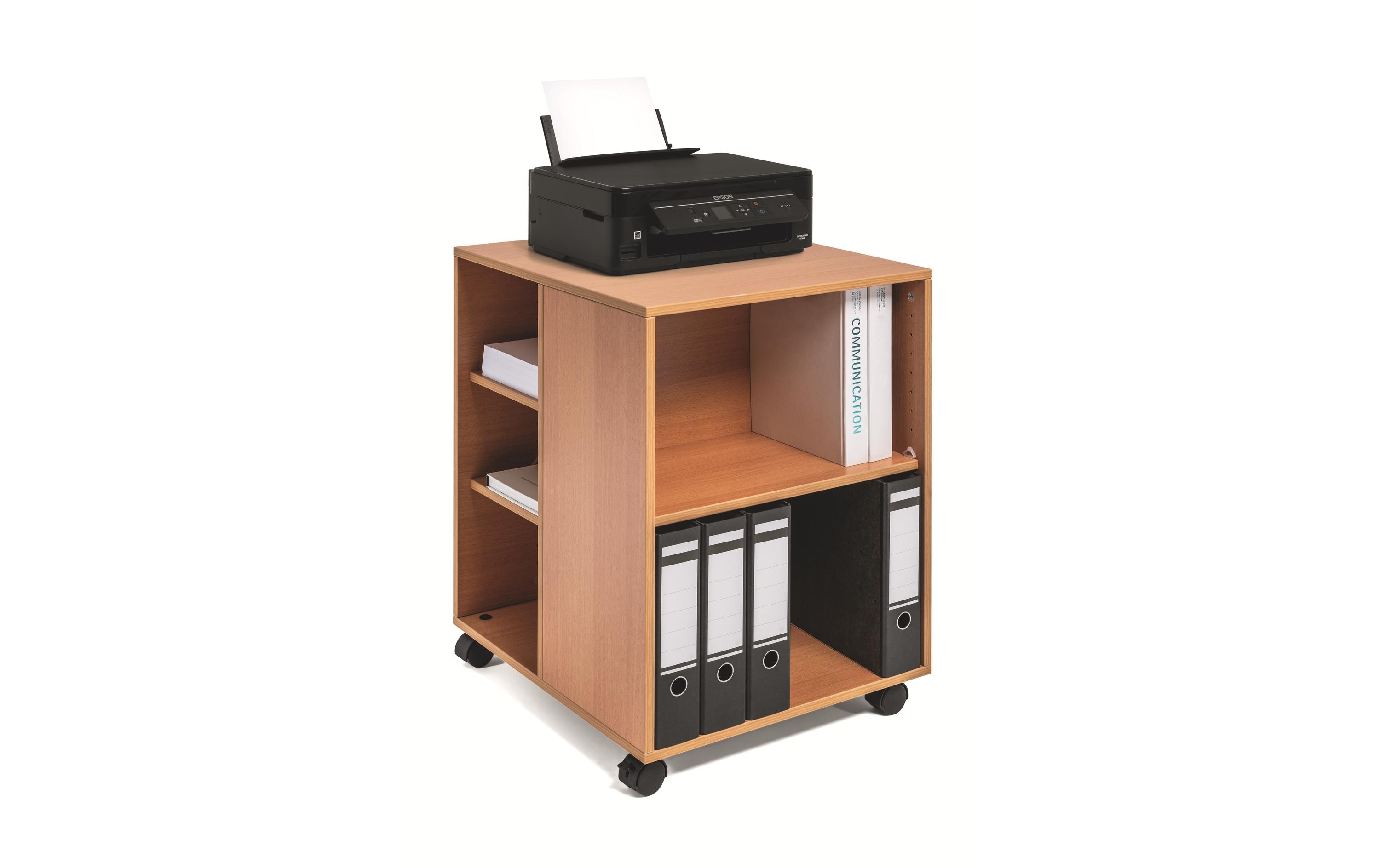 DURABLE Multifunktionswagen 74/59 3-seitig offen, 6 Böden, Braun DURABLE Multifunktionswagen 74/59 3-seitig offen, 6 Böden, Braun