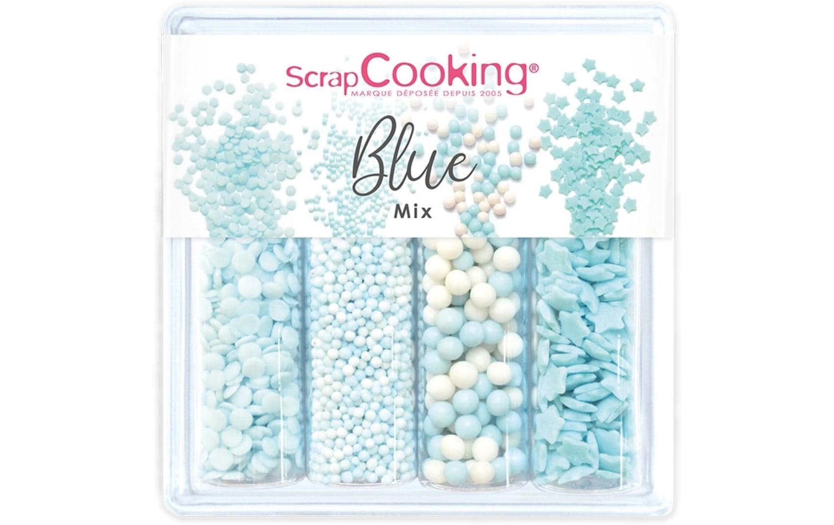 ScrapCooking Zuckerstreusel Mix Blau 64 g, 4 Stück ScrapCooking Zuckerstreusel Mix Blau 64 g, 4 Stück