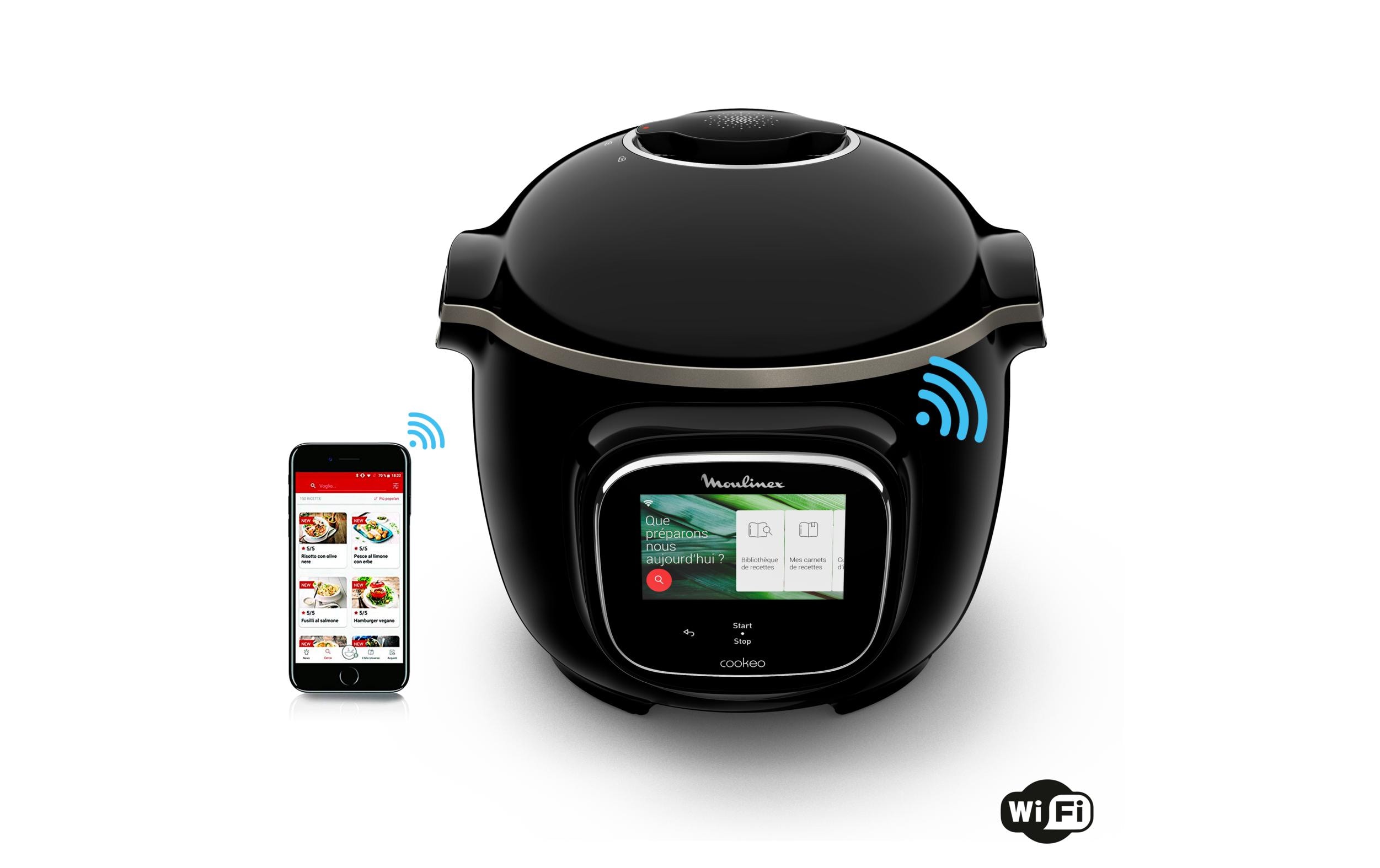 Moulinex Küchenmaschine Cookeo Touch CE9028CH Schwarz Moulinex Küchenmaschine Cookeo Touch CE9028CH Schwarz