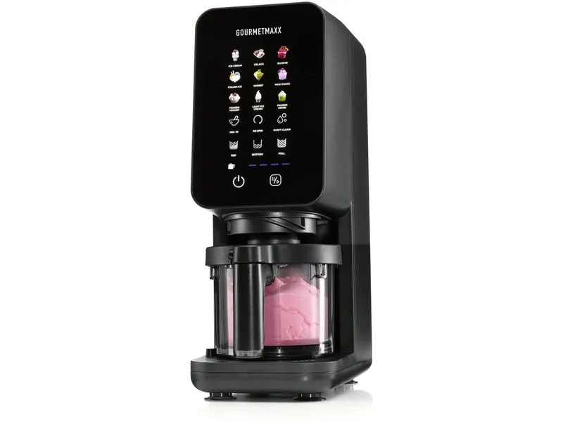 GOURMETmaxx Glacemaschine 0.86 l, Schwarz