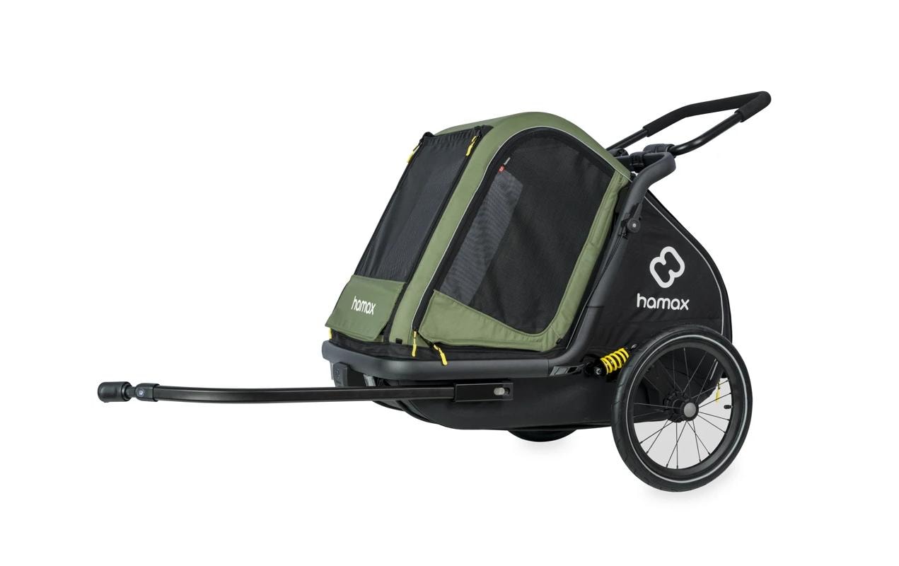 Hamax Veloanhänger Dog Trailer Pluto M für Hunde bis 35 kg