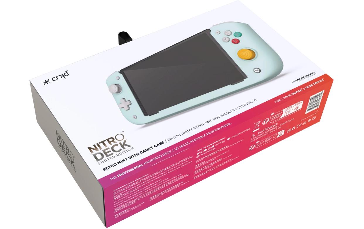GAME Nitro Deck Retro for Switch & OLED Switch Grün