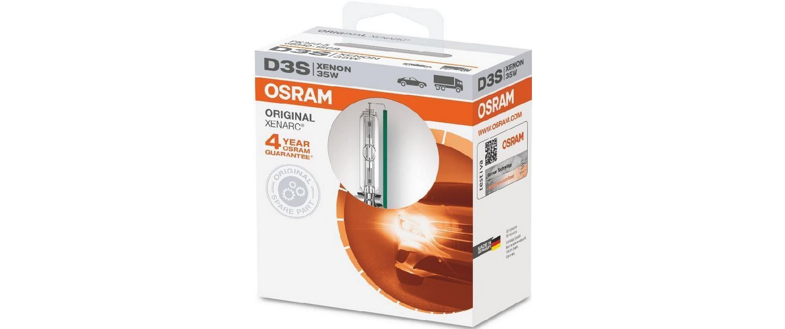OSRAM Glühlampen D3S XENARC 35W PK32d-5 LKW/PKW