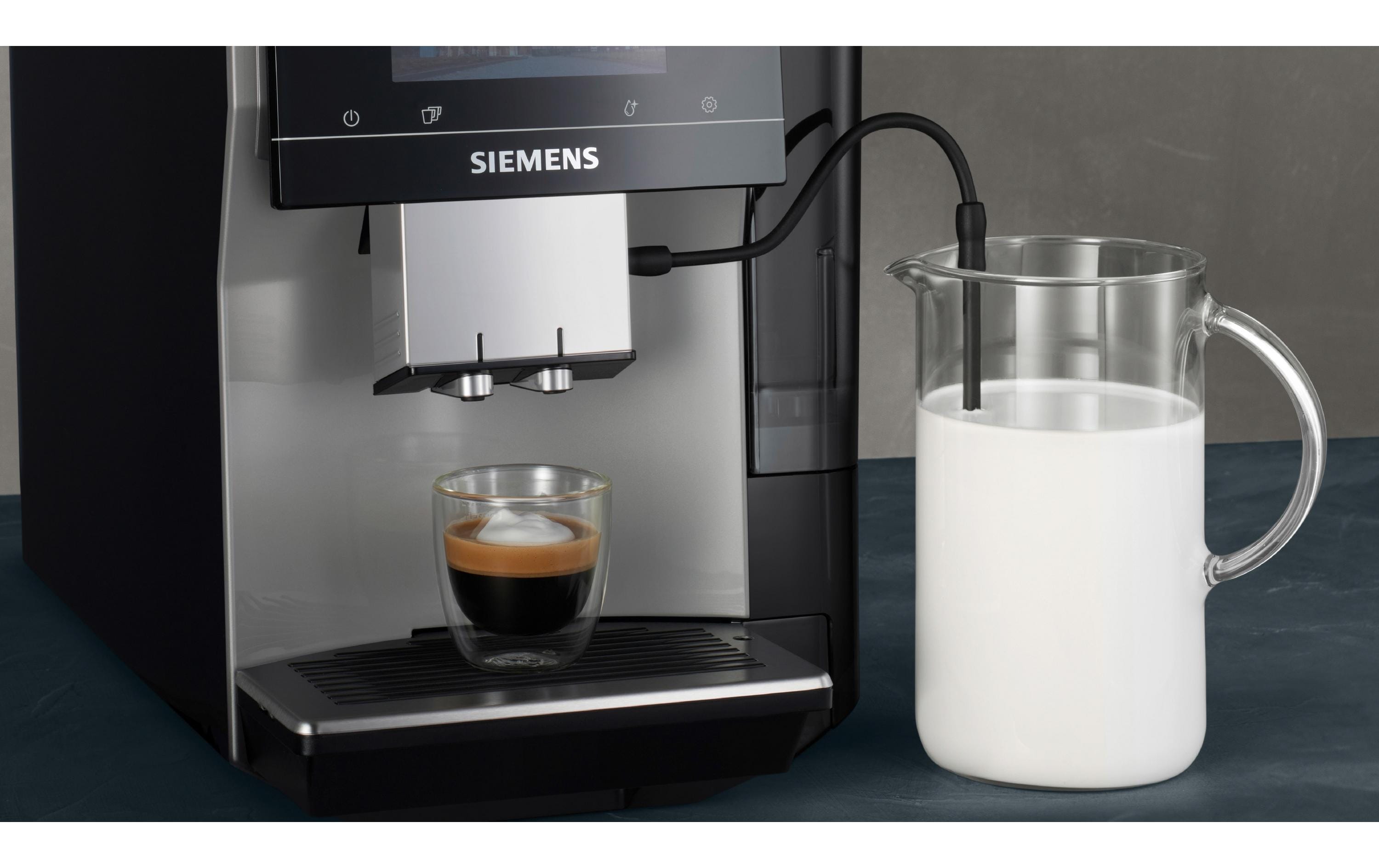 Siemens Kaffeevollautomat EQ700 Classic Inox Silver Metallic