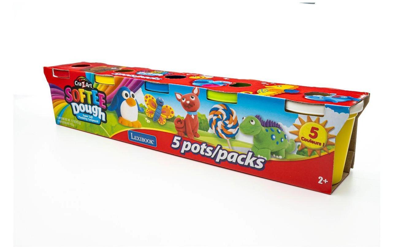 Cra-Z-Art Knetspiel Kunststoff fünf klassische Farben