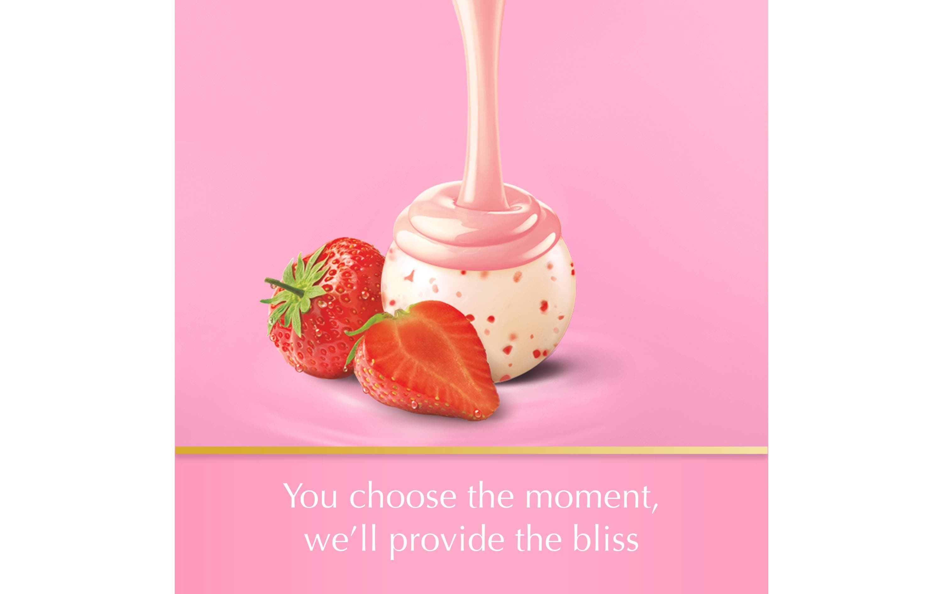 Lindt Schokoladen-Pralinen Lindor Kugeln Weiss Erdbeer 200 g