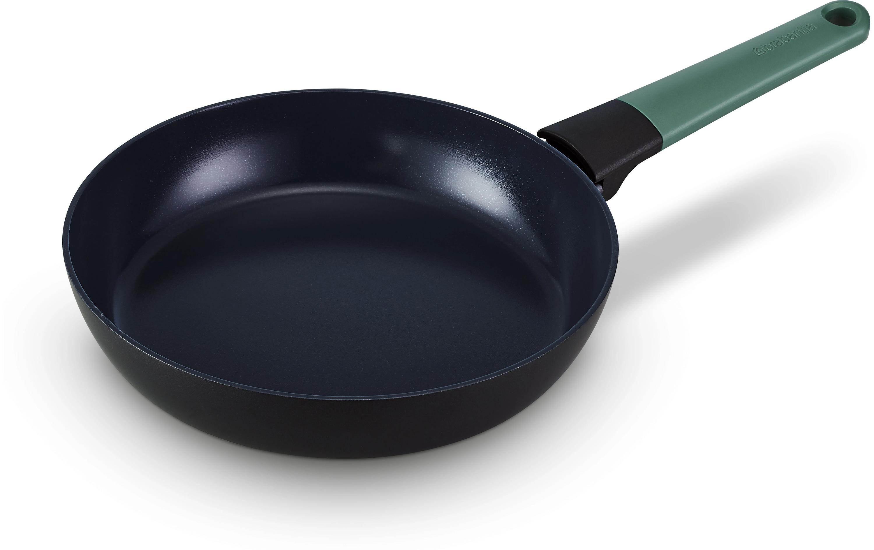 Brabantia Bratpfanne Tasty+ 24 cm, Schwarz/Fir Green