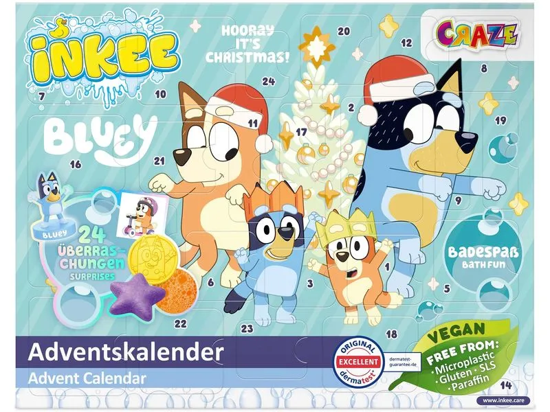 Craze CRAZE Adventskalender Inkee Bluey Spielzeug