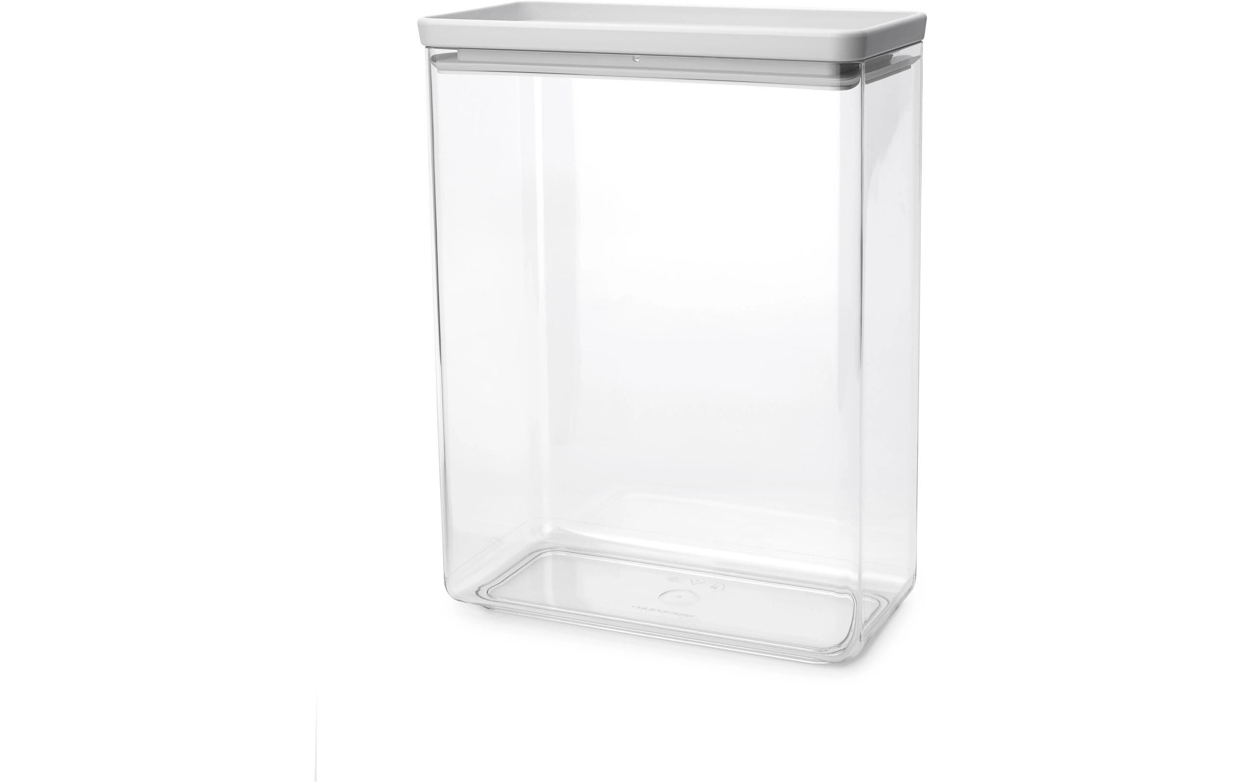 Brabantia Vorratsdose Tasty+ 5.4 l, Hellgrau/Transparent