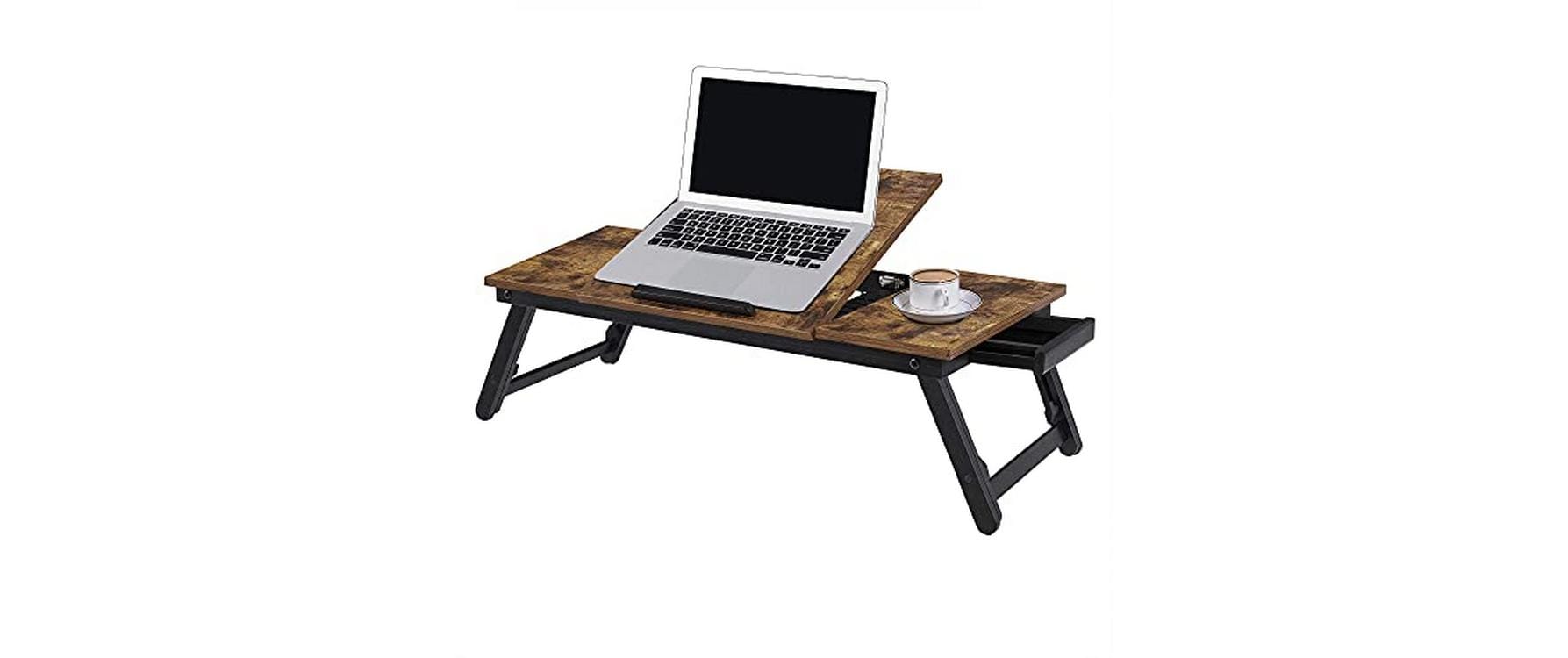 Songmics Notebook-Ständer 14.3 , Braun/Schwarz