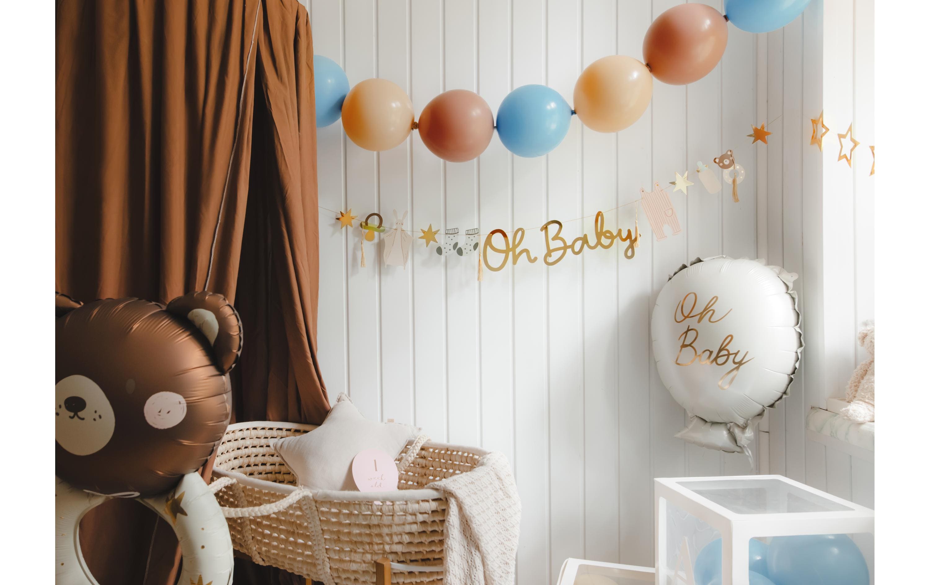 Partydeco Luftballon Nude 33 cm, 20 Stück