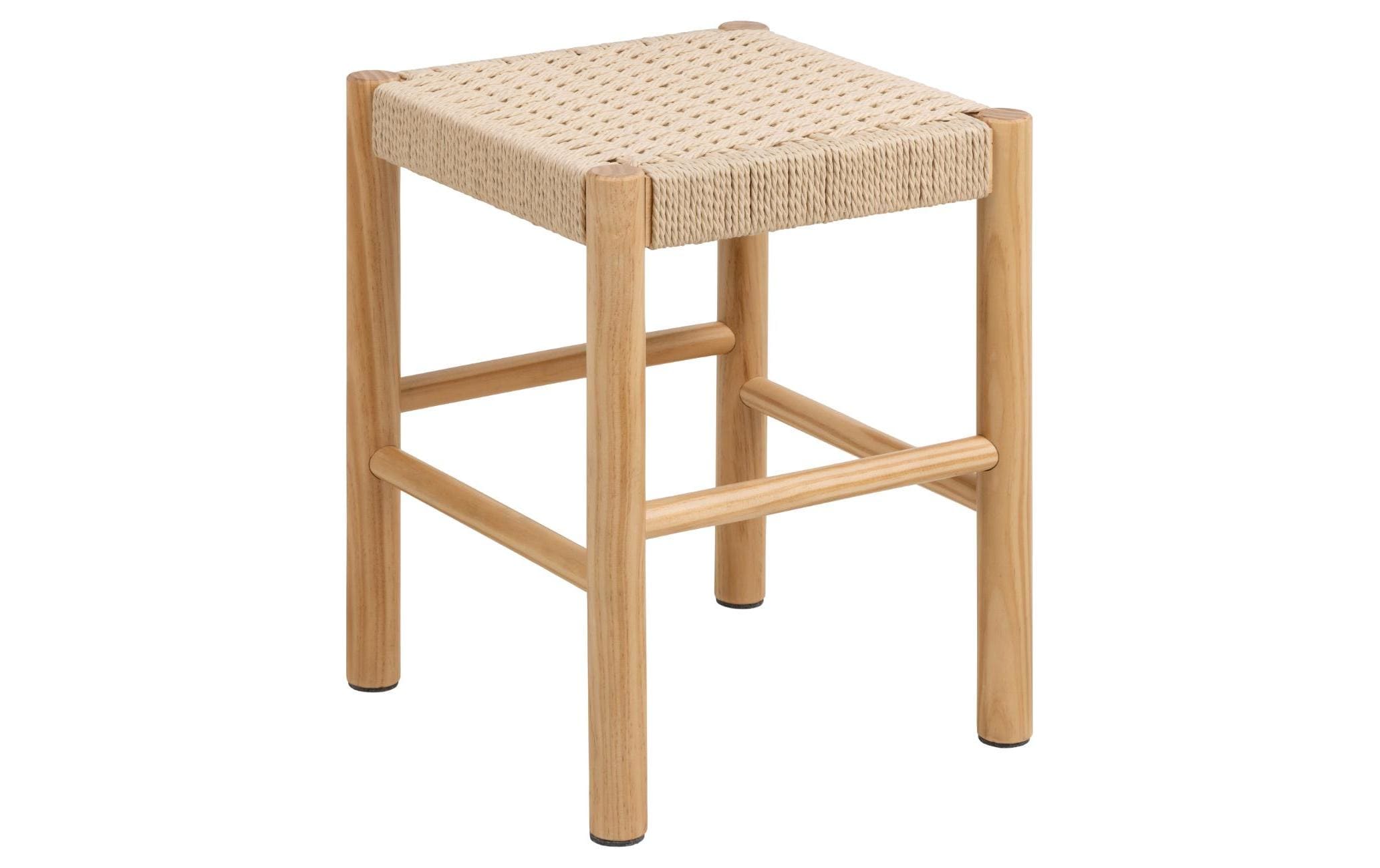 AC Design Hocker Alvin Holz, Weiss