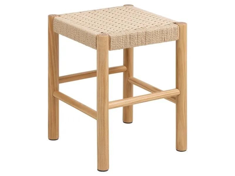 AC Design Hocker Alvin Holz, Weiss