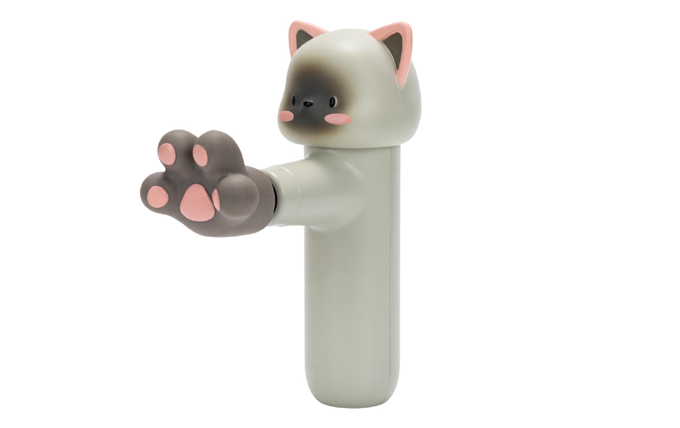 Acecool Handmassagegerät Katze, Hellgrau