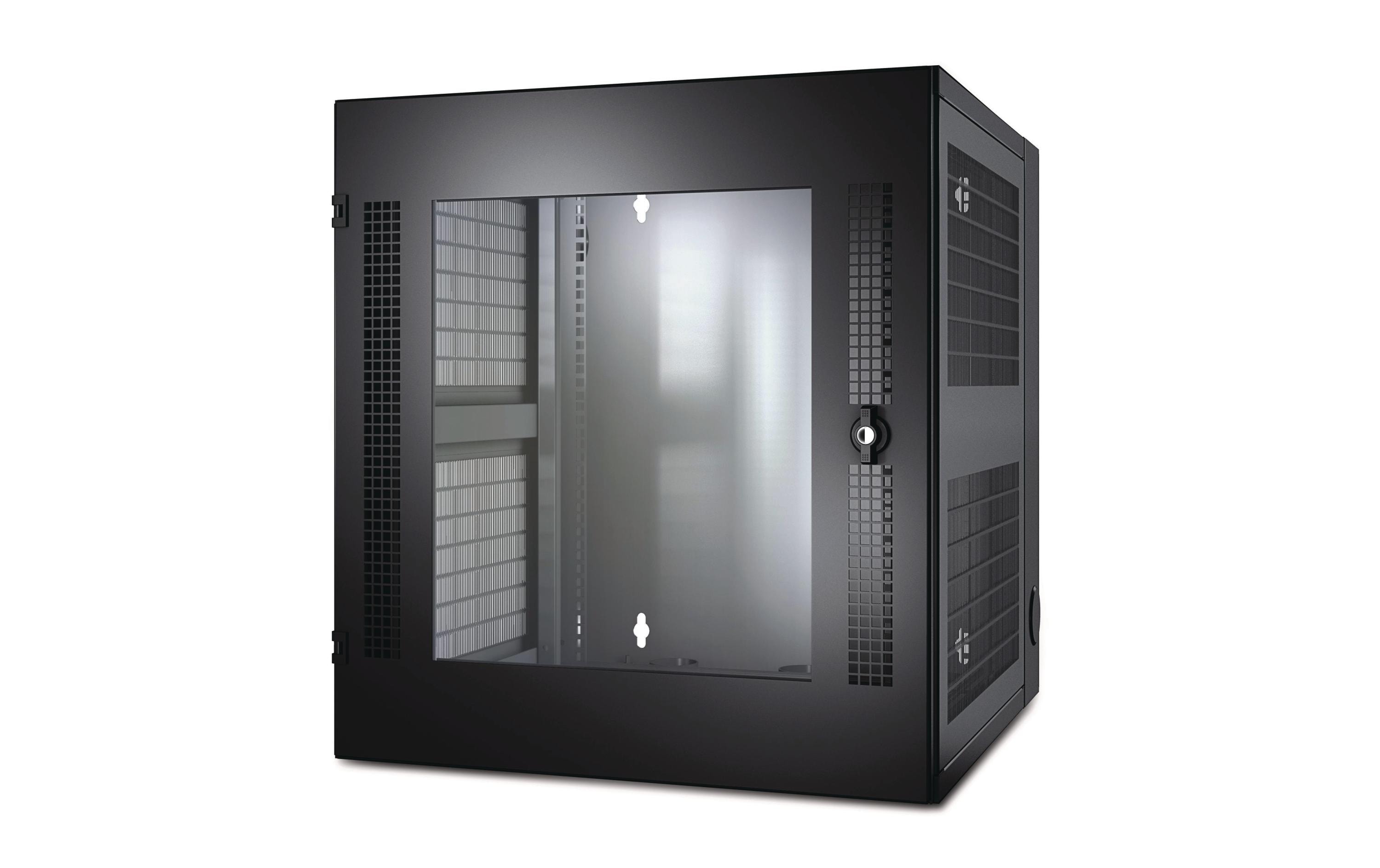 APC Wandschrank NetShelter WX AR100 19 / 13HE / Schwarz