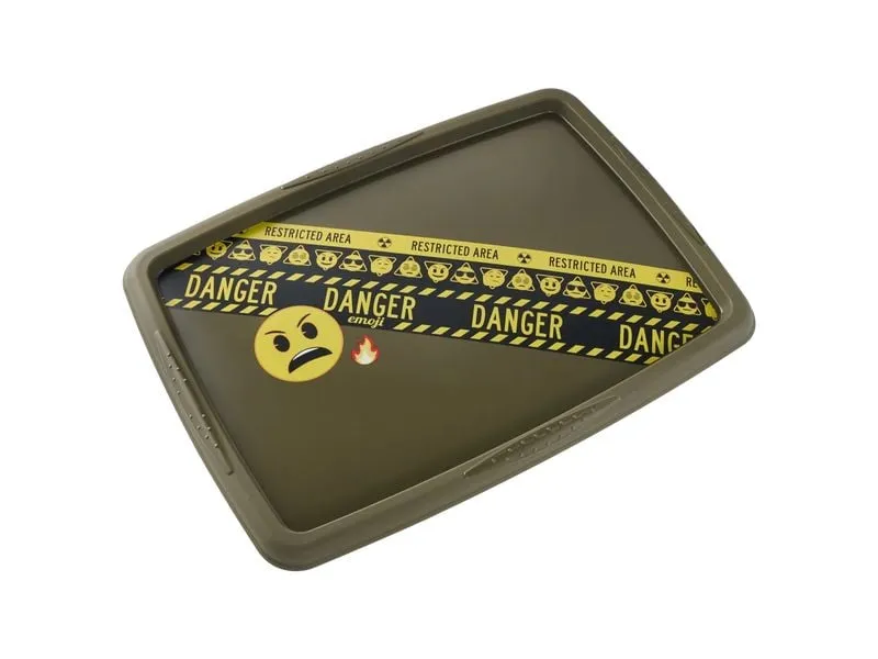 keeeper Karolina Emoji Danger PP Olivgrün 45 l 40 x 55.5 x 30 cm keeeper Karolina Emoji Danger PP Olivgrün 45 l 40 x 55.5 x 30 cm